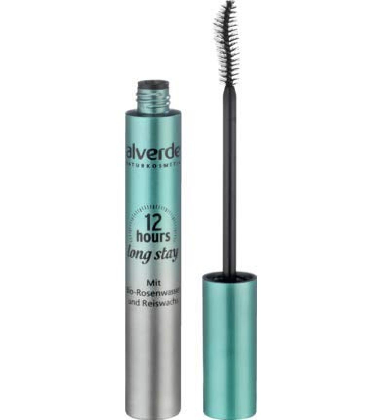 Alverde DM Alverde Organic Rose Water and Rice Wax Mascara 10ml Black