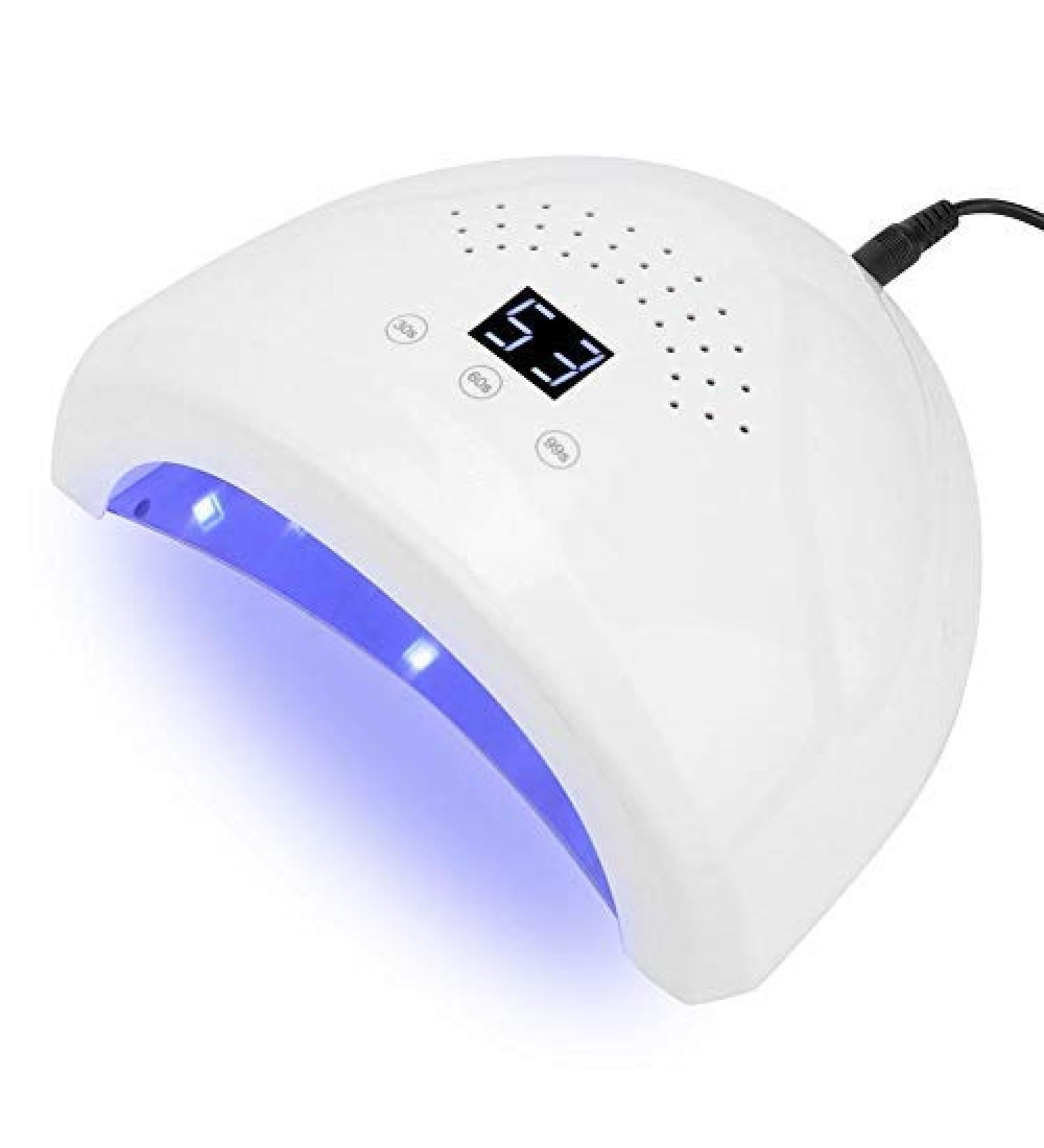 48W Intelligent Nail Lamp | LED UV Gel Curing & Nail Polish Dryer | Expert Manicure Tool for Home & Salon - Buy Online on GoSupps.com