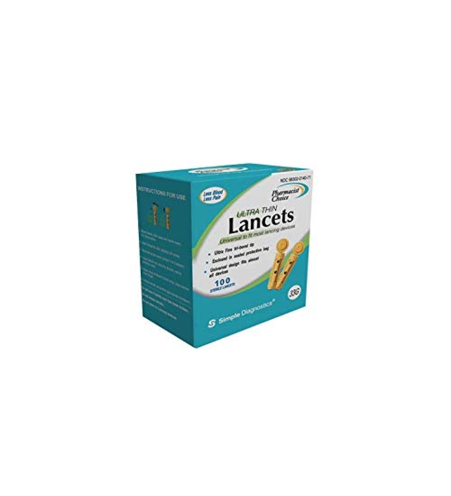 Clever Choice Pharmacist Choice Twist Top 33G Lancets 100/bx