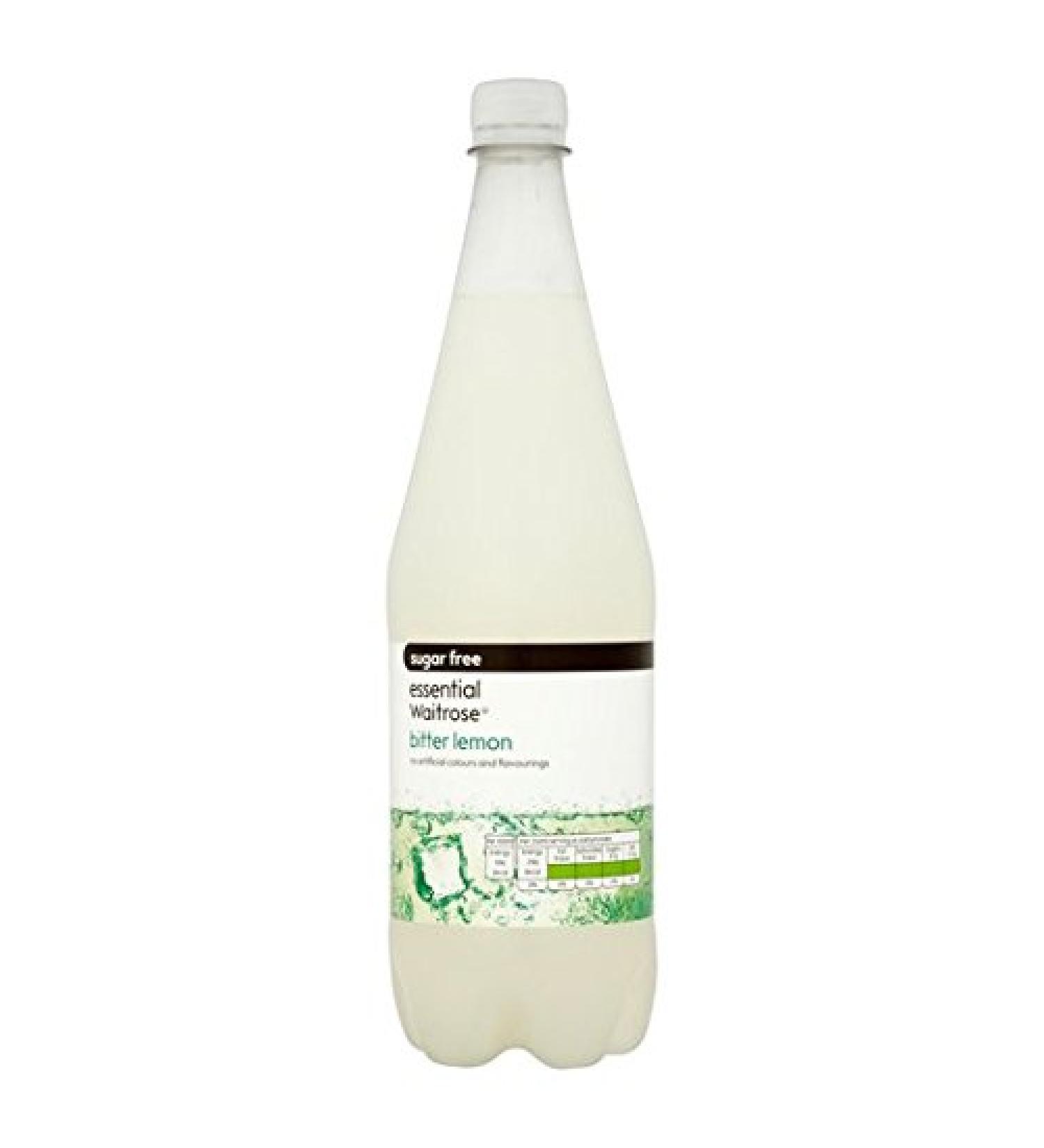 Waitrose Low Sugar Bitter Lemon Essential 1L