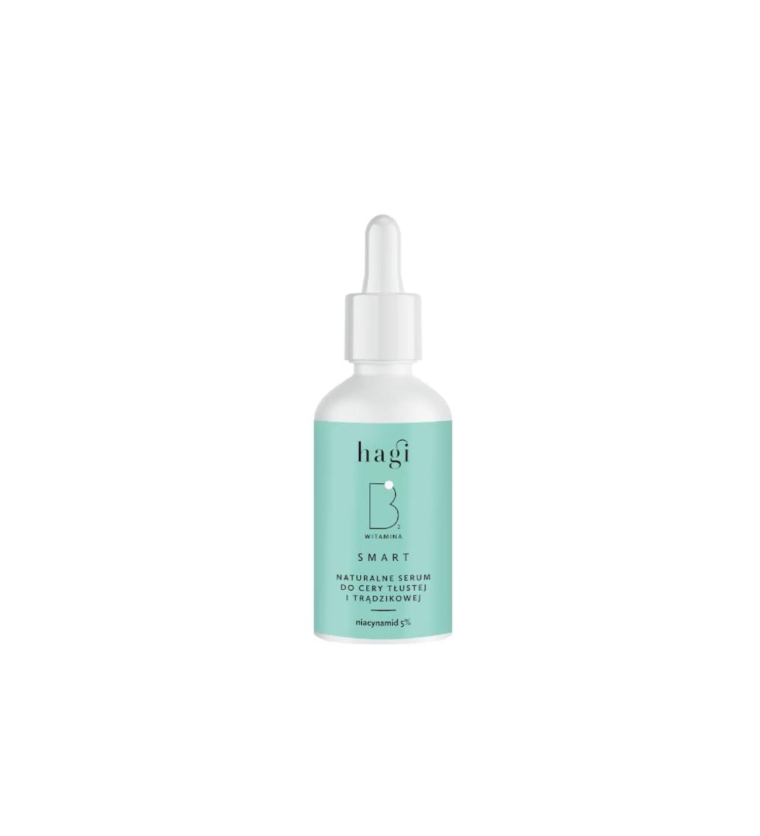  HAGI Hagi Smart B Face Serum with Niacinamide and Salicylic Acid | Skin Exfoliation and Adjustment | Night | Vitamin B3 | 30ml - Buy Online on GoSupps.com