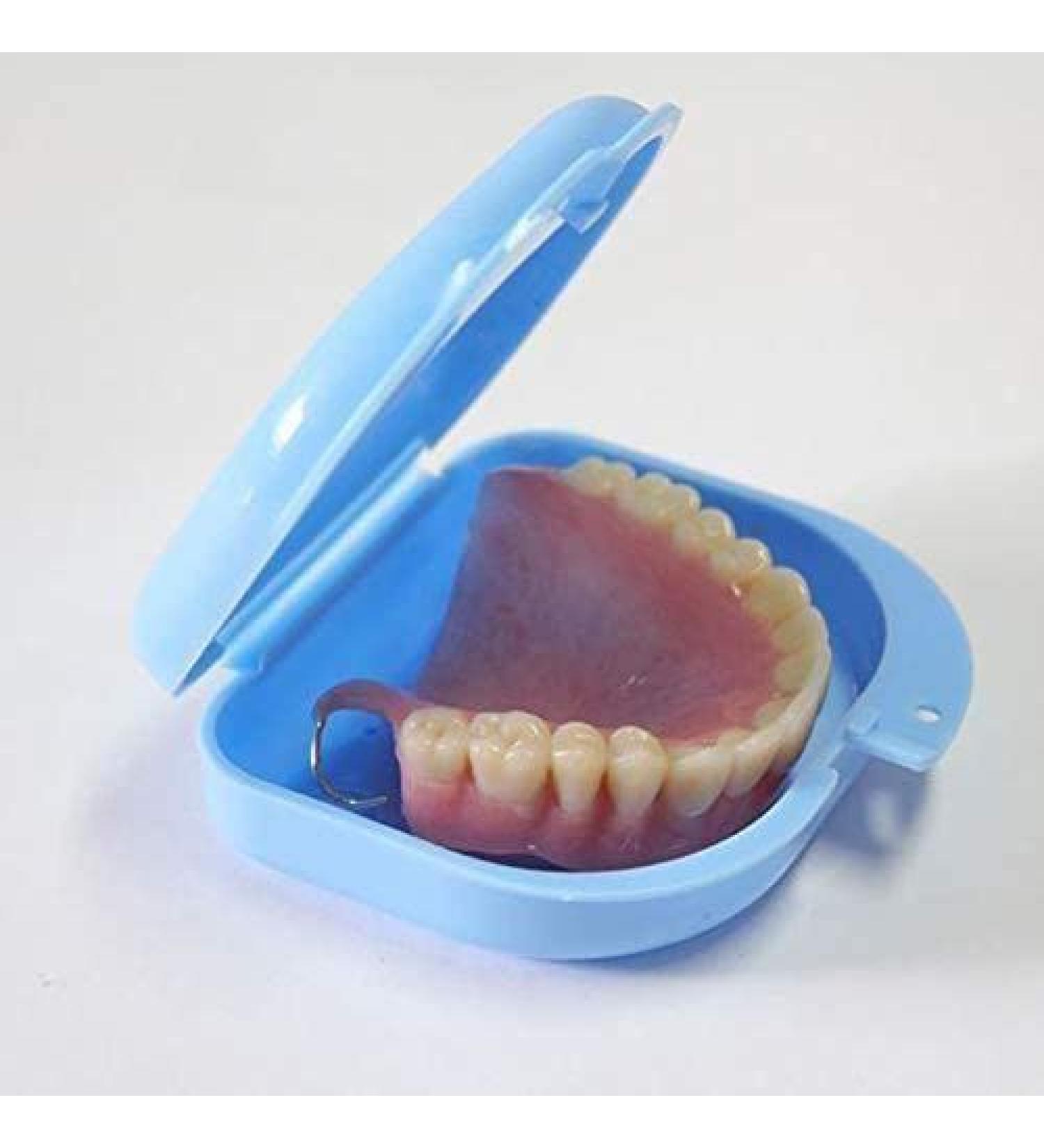Dental Retainer Storage Box - Partial Denture Case in Random Color | Orthodontic Teeth Organizer (1pc) - Buy Online on GoSupps.com