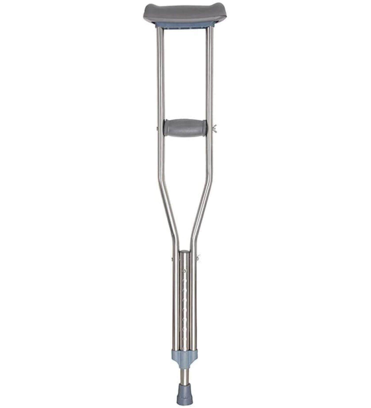 Crutches for Adults Underarm Underarm Crutches for Adjustable Crutches Stainless Steel Height Adjustable for Child Disabled People- A Pair for Adults and Teenager Great for Travel Lucky Star - Buy Online on GoSupps.com