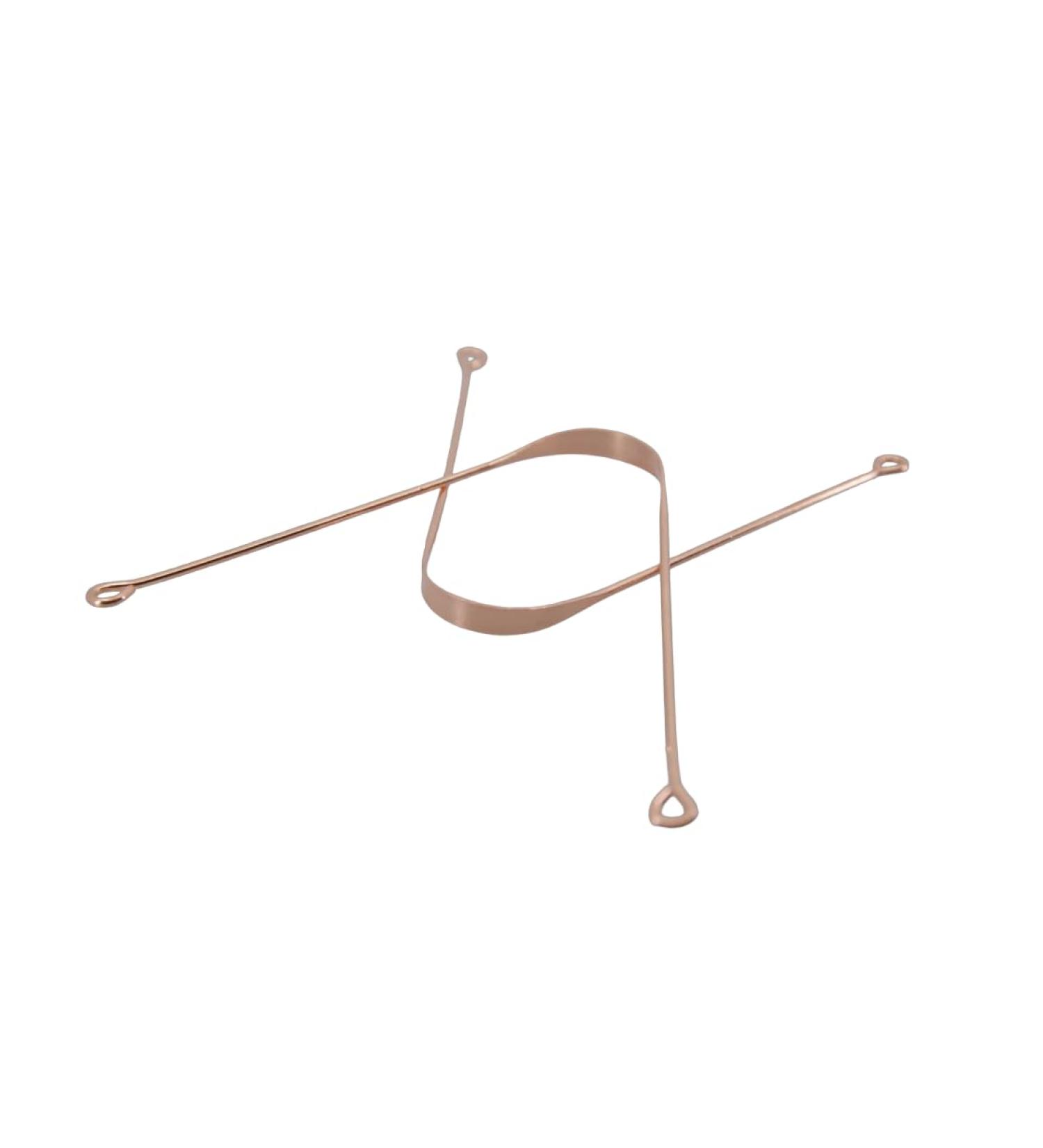 100% Copper Tongue Cleaner Set of 2 | Effective Solution for Bad Breath | Ship Worldwide - Buy Online on GoSupps.com