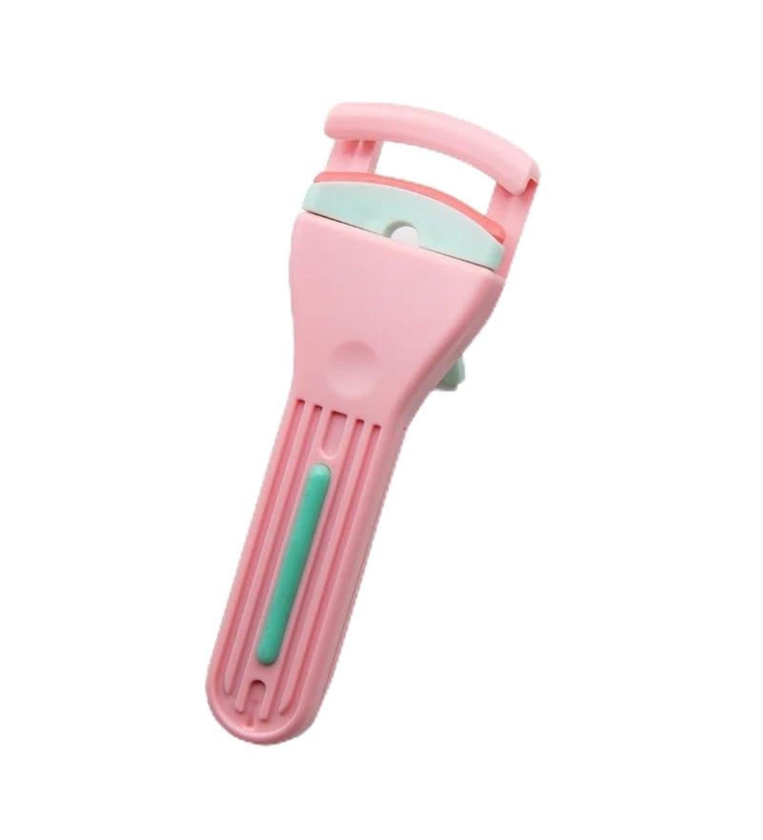 Effortless Lash Curler: Instant Eye-Opening Effect Easy-to-Use Eyelash Curling Tool-Design for Home & Travel(Pink)