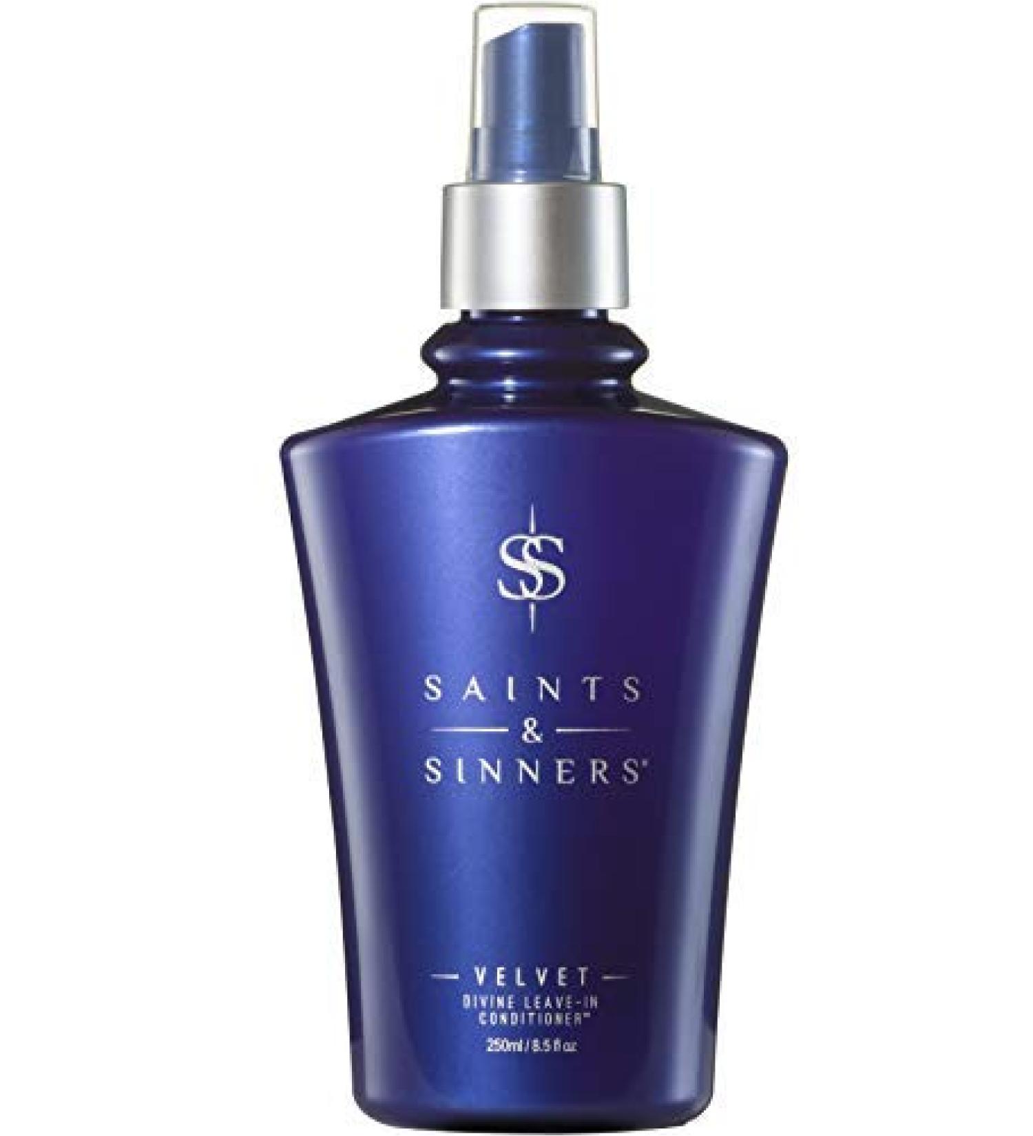 Saints & Sinners Velvet Divine Leave-In Conditioner Spray (8.5 oz) - Moisturizing Detangler for All Hair Types - Helps with Dry, Dull, Frizzy, Coarse, Tangled, Thermally & Environmentally Damaged Hair - Buy Online on GoSupps.com