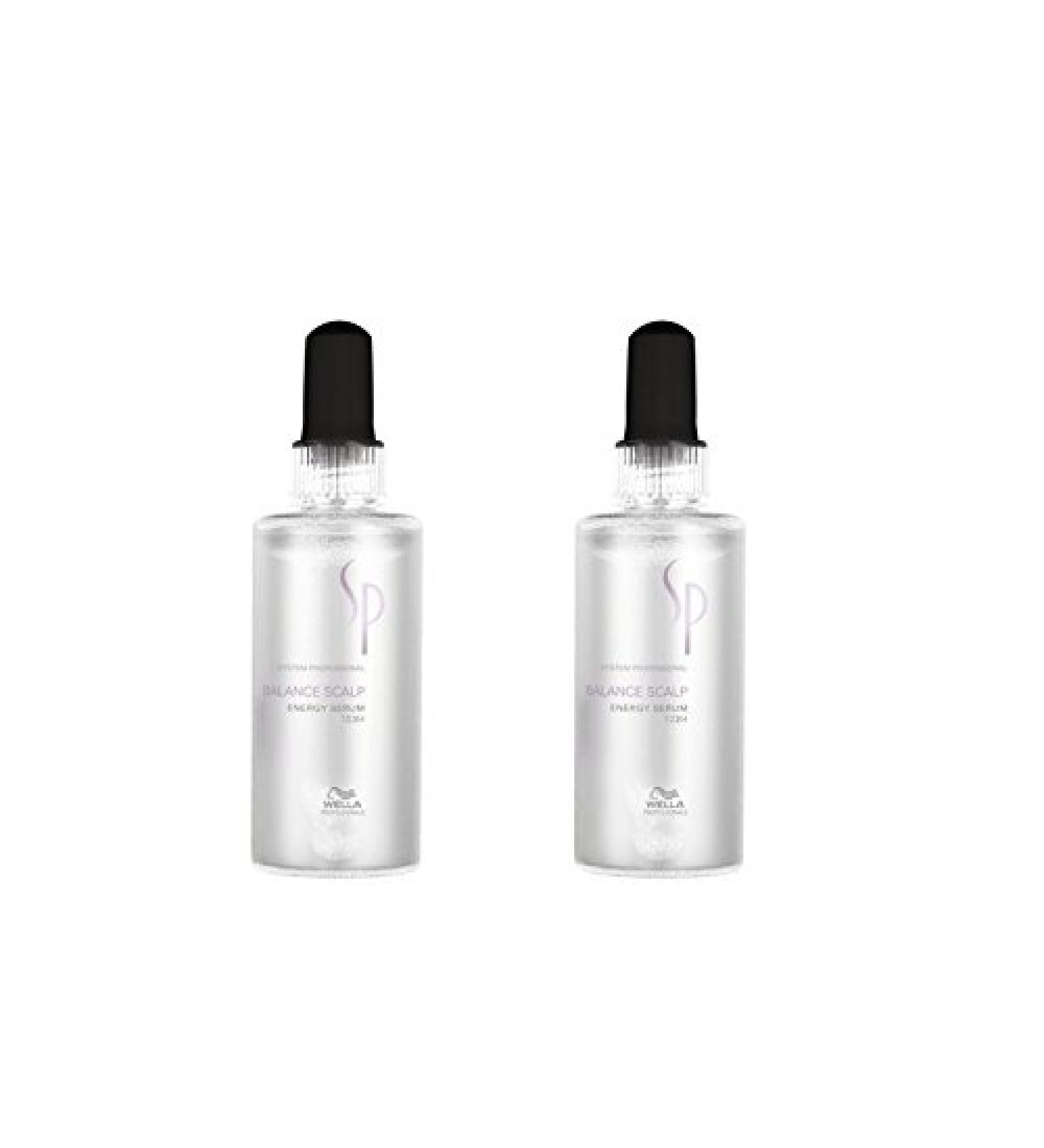 Wella SP Balance Scalp Energy Pack of 2 bottles of 100 ml against hair loss Professional Care System