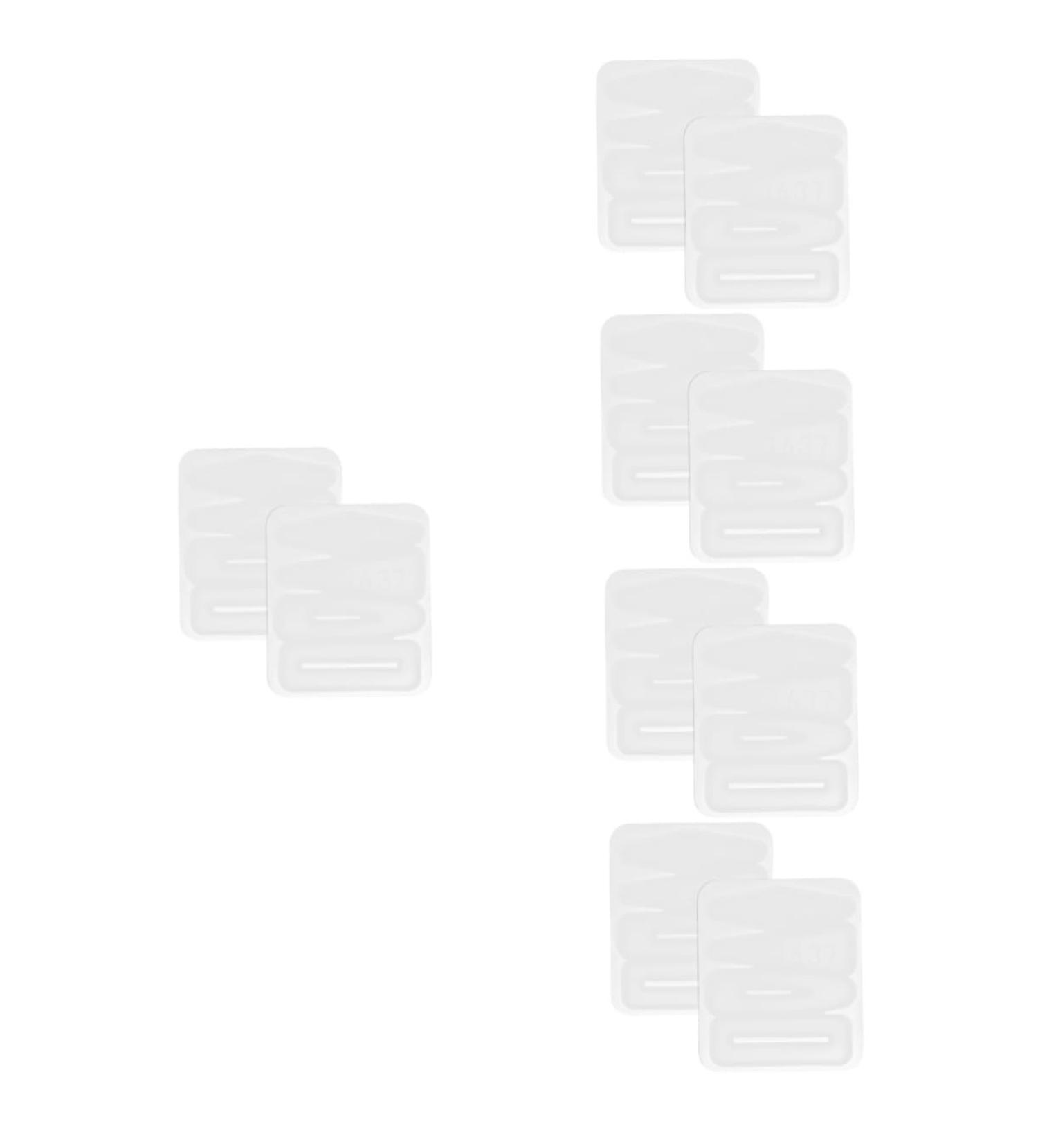 STOBOK 10 Pcs Hairpin Silicone Mold Resin Tray Molds Keychain Resin Mold Crystal Template Girl - Buy Online on GoSupps.com