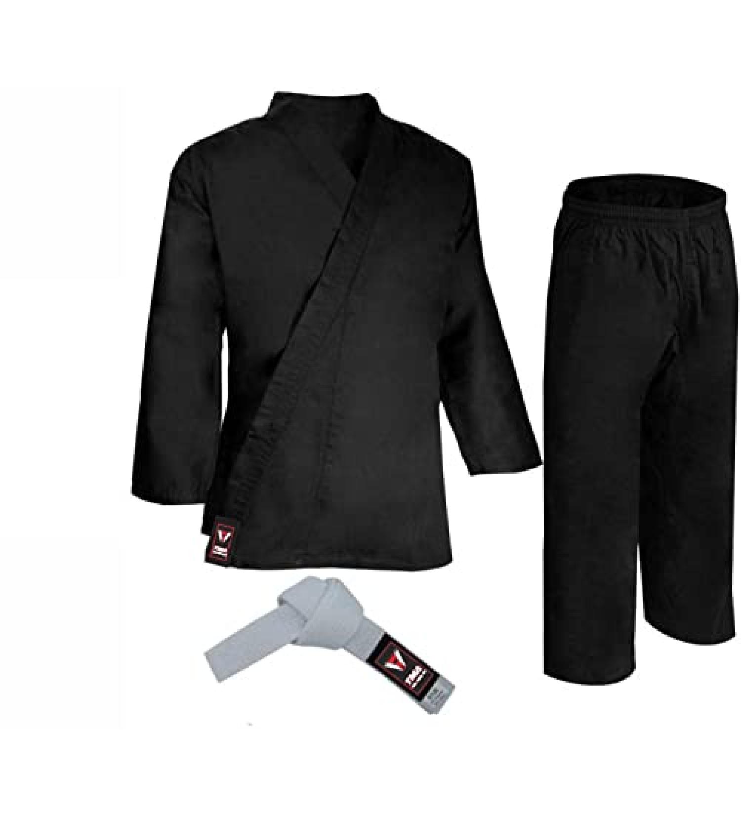 TMA Martial Arts Karate 7oz Uniform with Free Belt - Lightweight Elastic Drawstring Gi for Kids & Adults - Buy Online on GoSupps.com