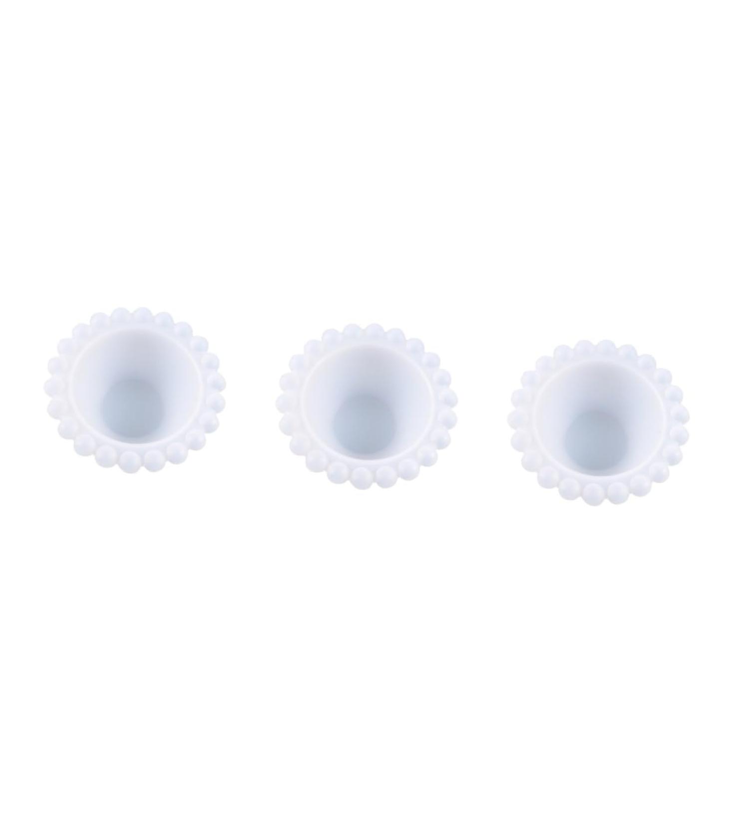 VILLCASE 3 Pcs Lace Dish Mold Vessel Tools Resin Tray Resin Tools Resin Saucer Bowl Manual Mold Plate Simple Whitex3pcs 8.6x4cmx3pcs - Buy Online on GoSupps.com