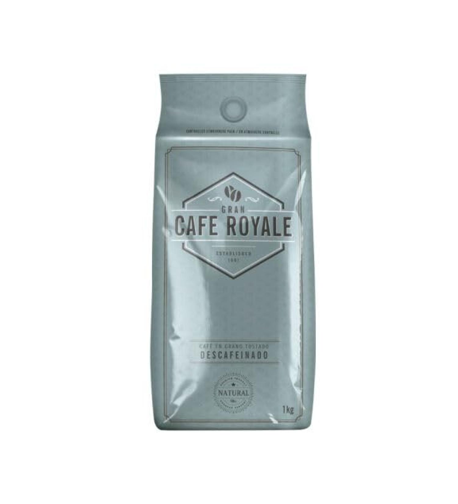 Gran Caf Royale Caf en Grains D caf in D caf ination Naturelle Pack de 10 Sachets de 1 Kg Total 10 Kg