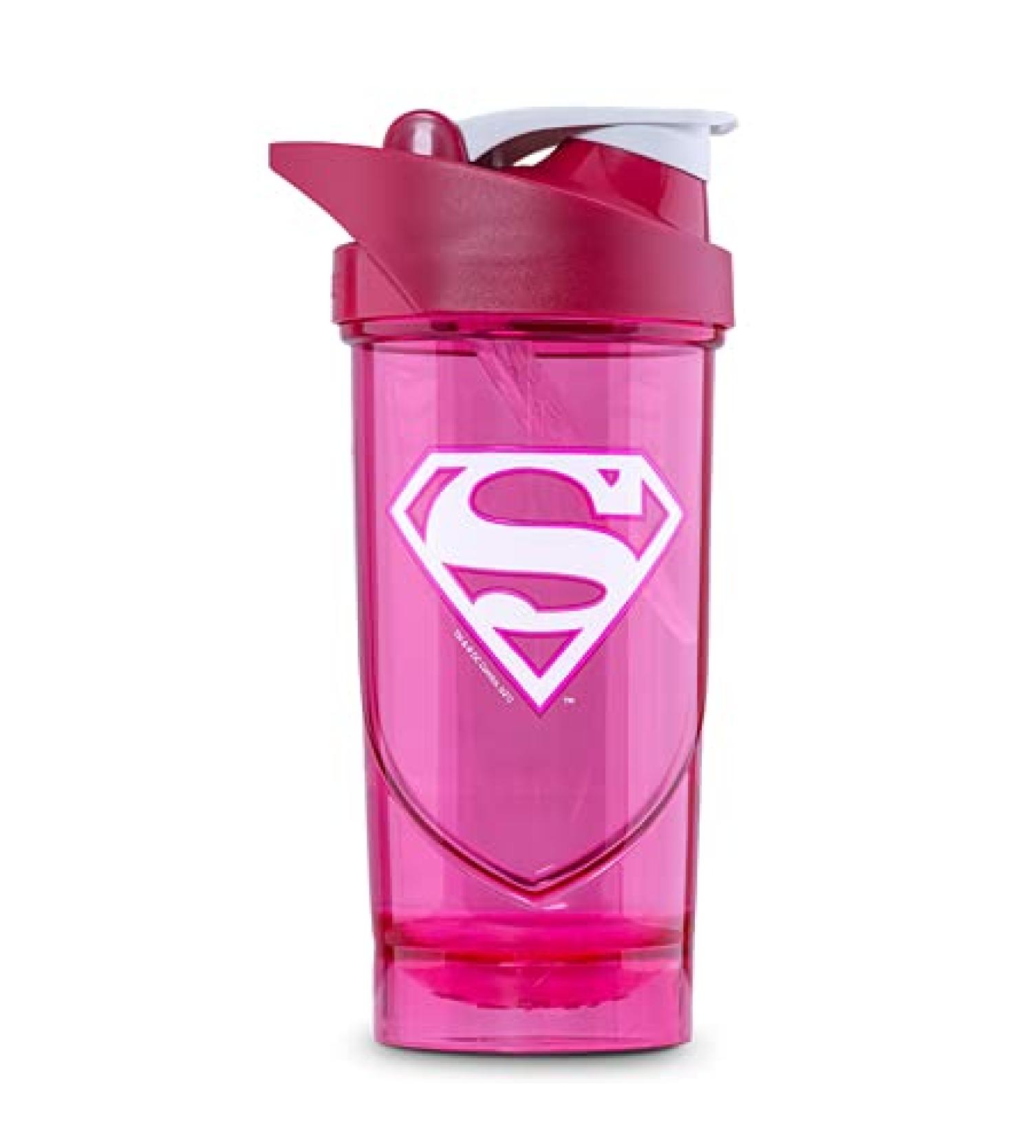Buy Shieldmixer Hero Pro Classic Shaker - BPA-Free Gym & Fitness Bottle - 700ml Supergirls Classic - Perfect for Egg Whites & Protein Drinks - International Shipping Available - Buy Online on GoSupps.com