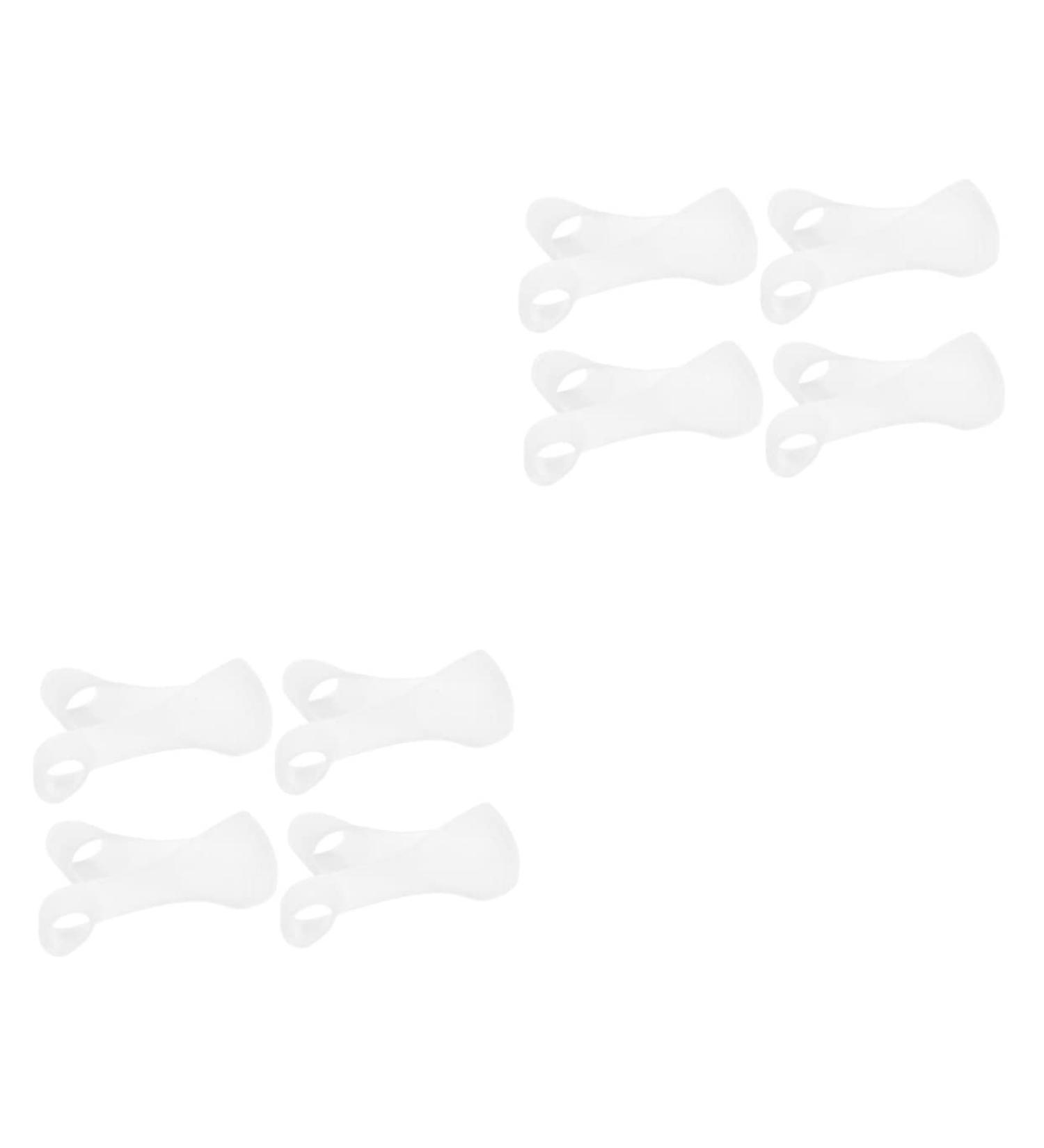 FOMIYES 8 Pcs Big Toe Splitter Thumb Splints Household Tools Flex Tools Big Toe Straighteners Toe Spacer Bunion Pads Toe Separating Strap Elastic Toe Strap Men Toe Straps Sebs Transparentx2pcs 23.5x2.3cmx2pcs - Buy Online on GoSupps.com