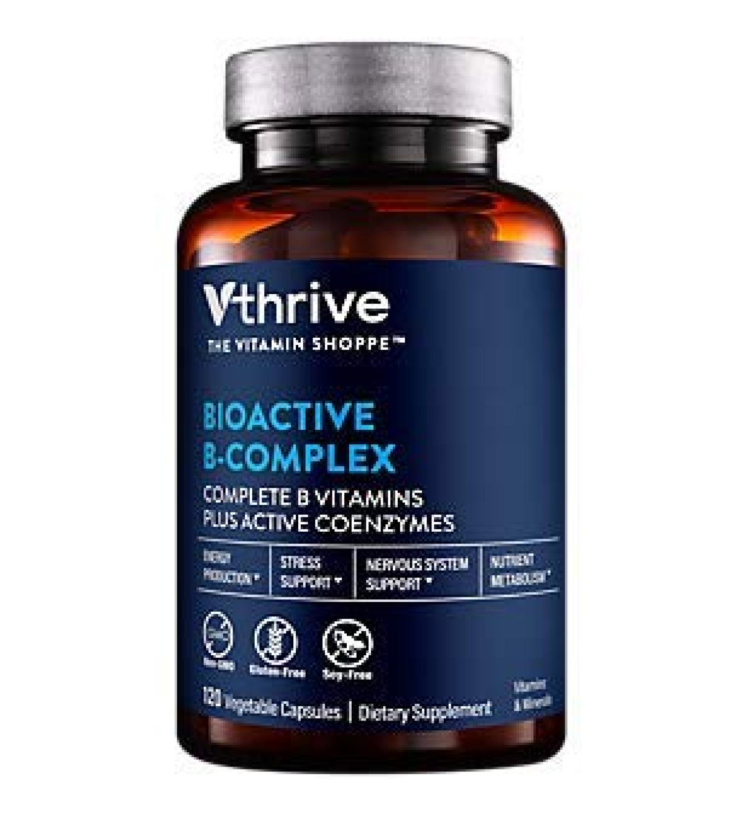 Vthrive Bioactive B-Complex - 120 Capsules for Energy Production - Buy Online on GoSupps.com