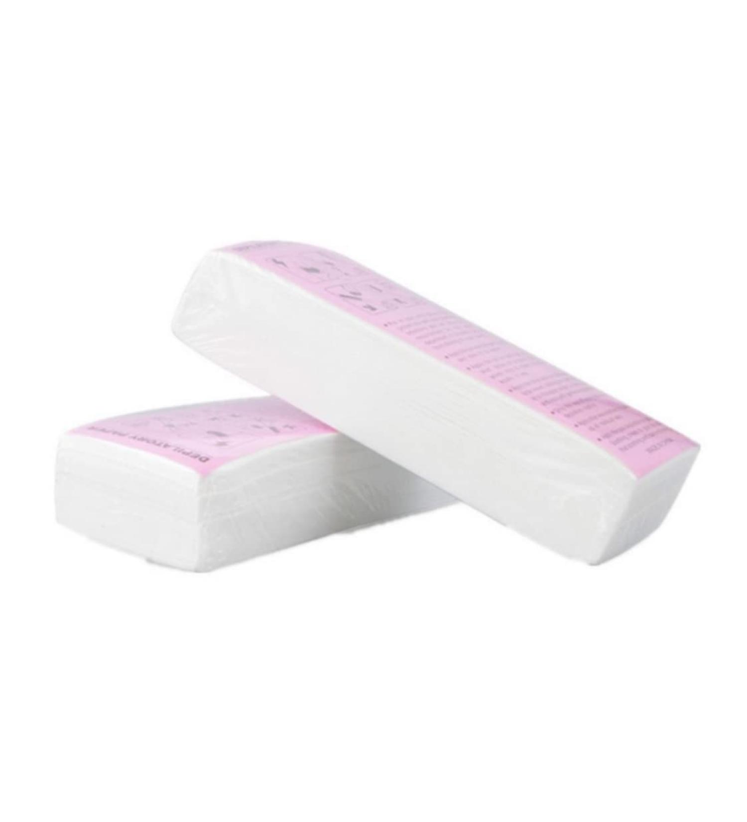 100pcs Disposable Wax Strips - Non-Woven Hair Removal for Face & Body | International Shipping - Buy Online on GoSupps.com