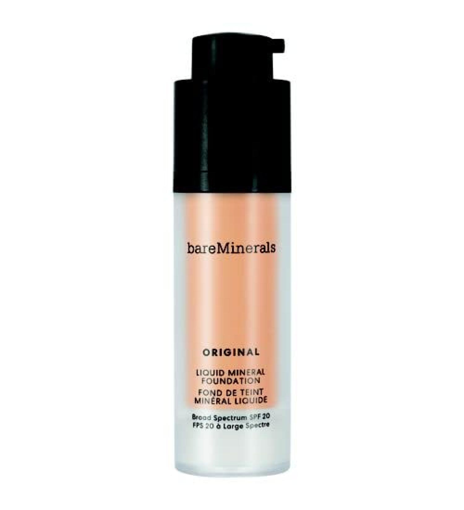 bareMinerals Original Liquid Mineral Foundation SPF 20 Medium 10 1 fl. oz - Medium Beige Rose - Buy Online on GoSupps.com