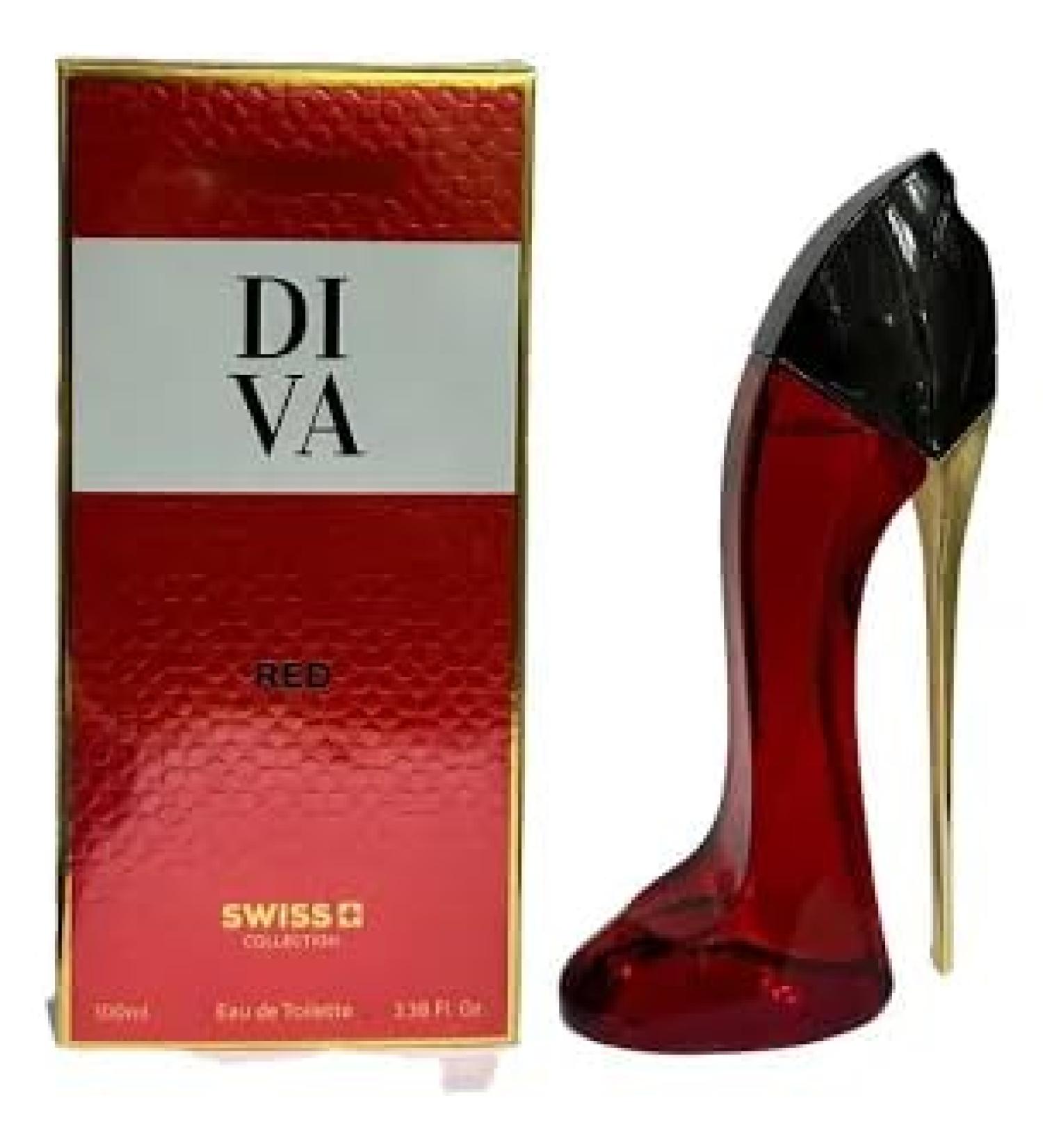 DIVA by Swiss Red Eau de Parfum for Women 3.38fl oz