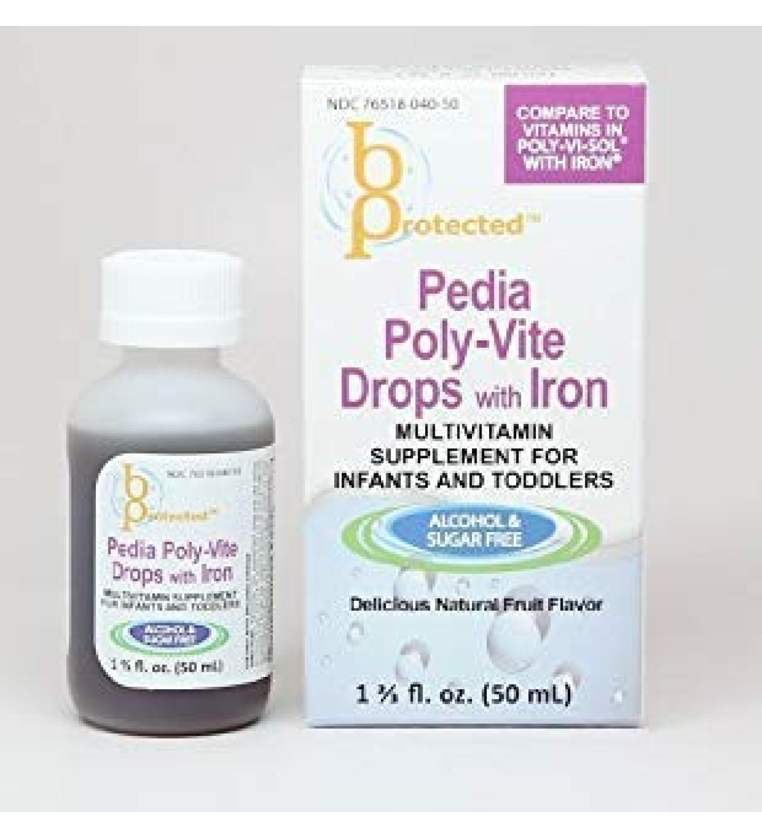 3 Pack Pedia Poly-Vite with Iron 50 mL