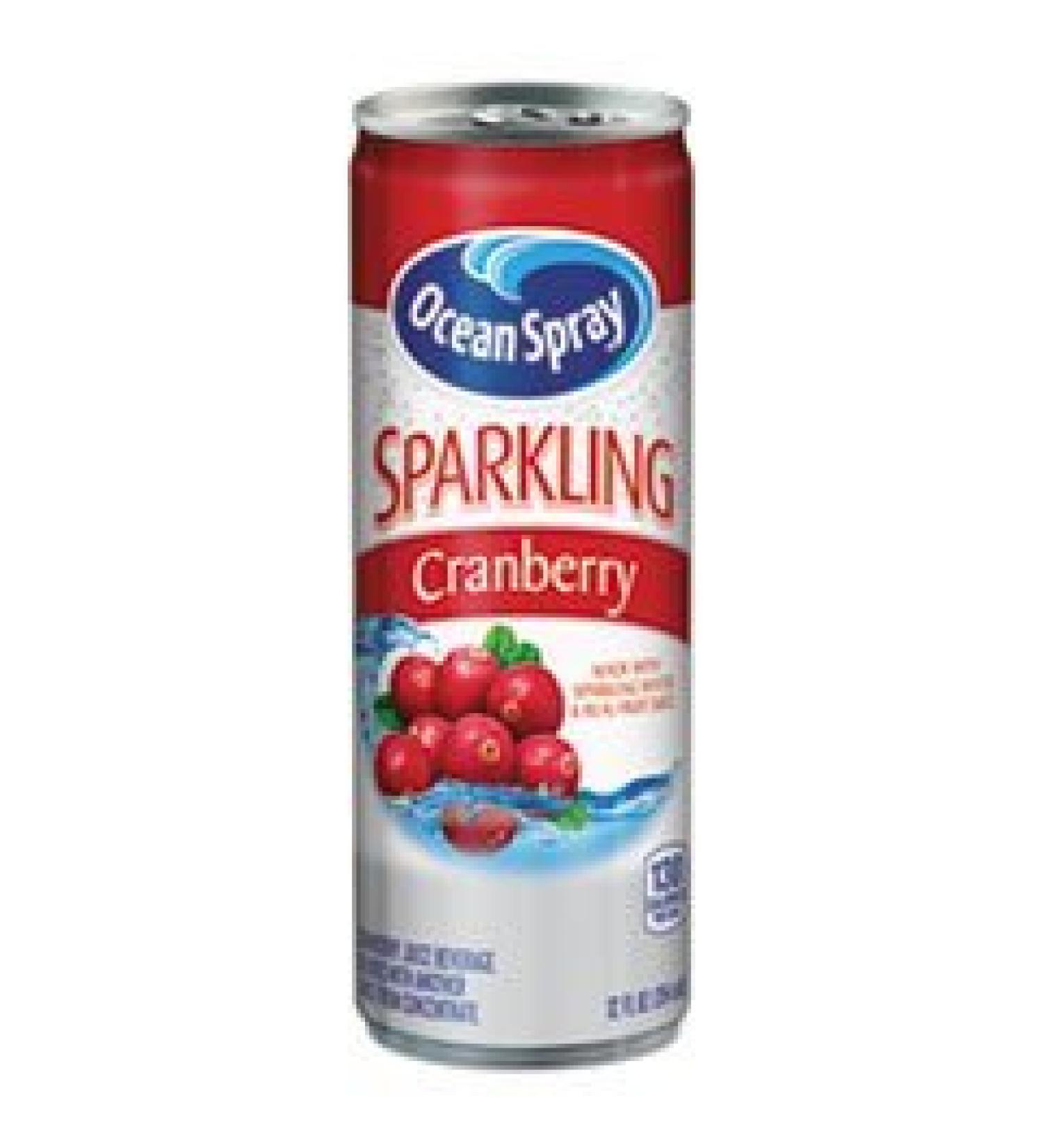 Ocean Spray Sparkling Juice Cranberry 12 Ounce (Pack of 12)