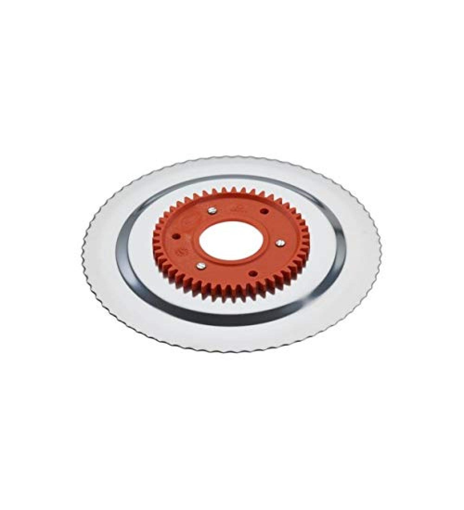 Serrated blade electrolytically polished orange for RITTER multi cutter contura 3 linea 3 solida 4 solida 5 E 130 / 556120