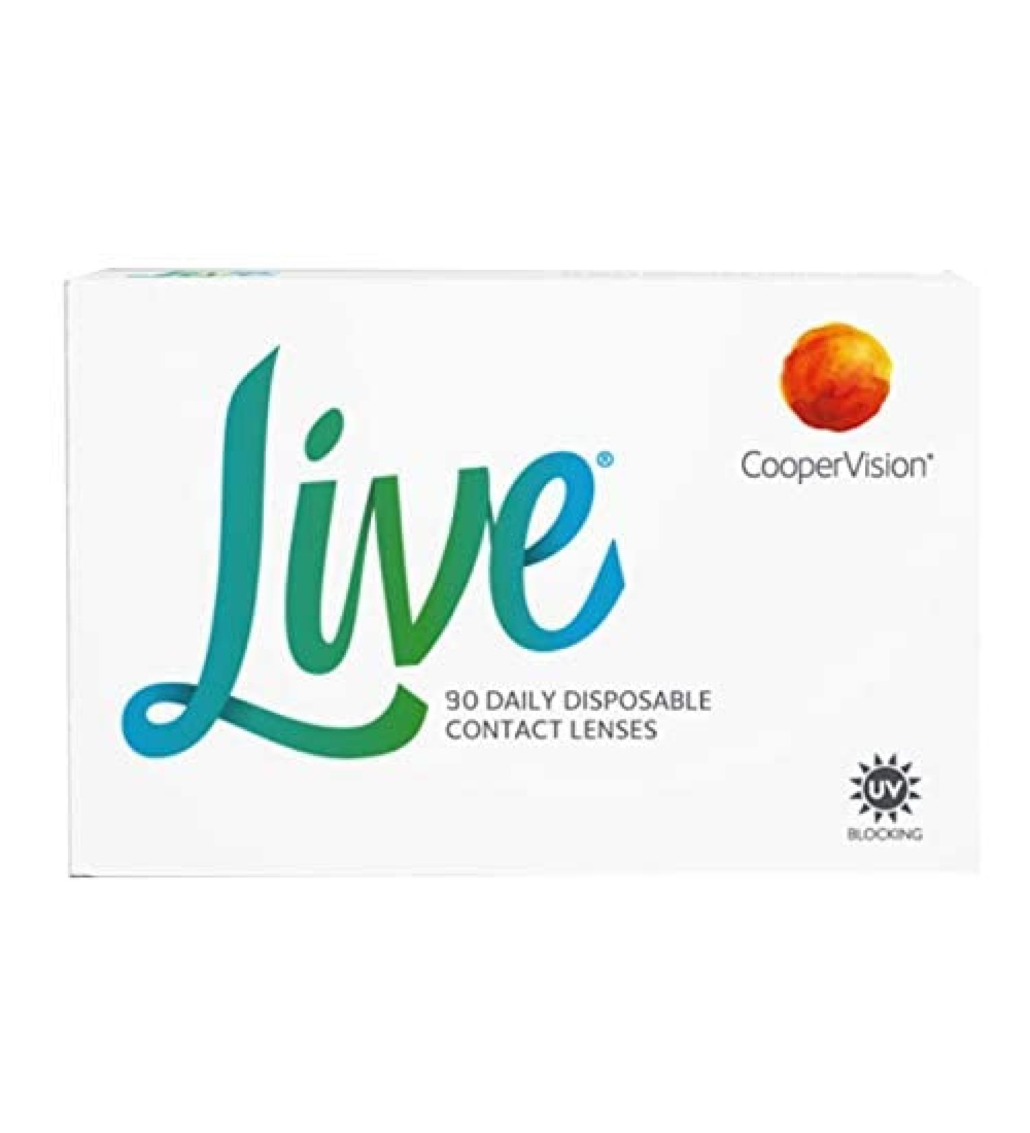 Live daily disposable daily lenses soft 90 pieces/BC 8.6 mm/DIA 14.0 mm / -2.75 diopters