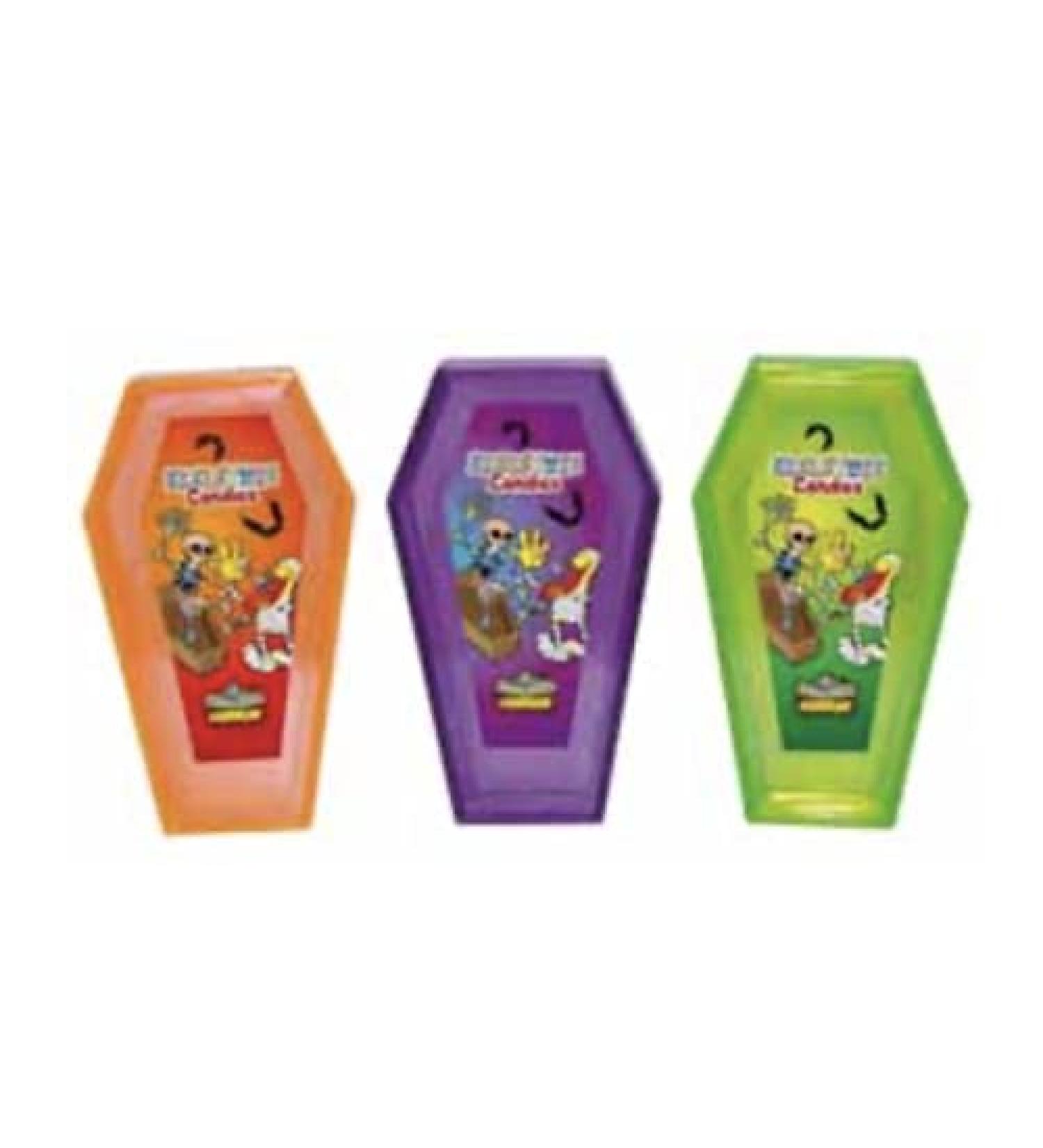 MANIA 3 Coffins - 25g Coffin-Shaped Candies Skelecons Funny Candy Horror