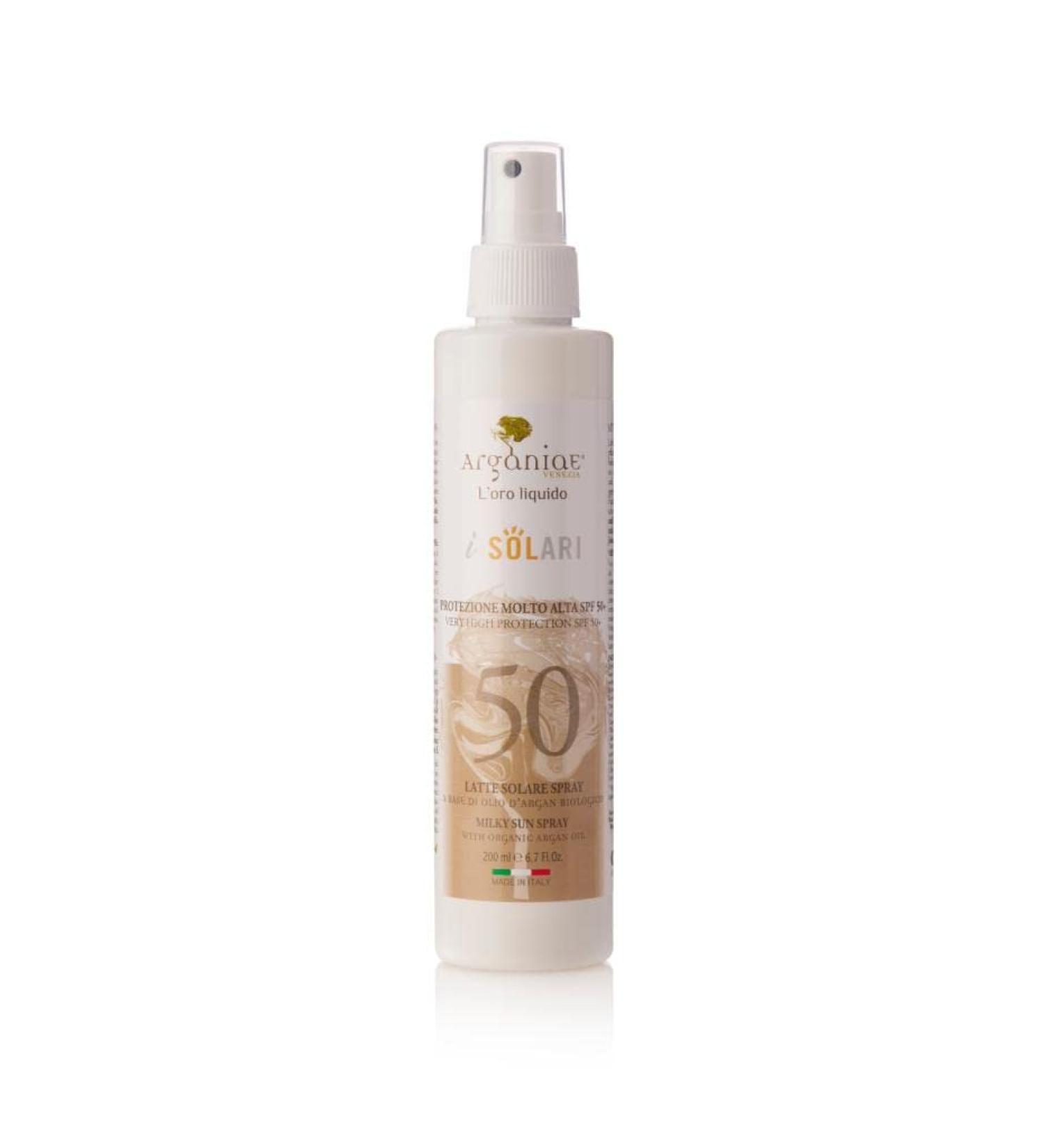 Buy Arganiae Milky Sun Spray SPF 50+ | Very High Protection | International Shipping - Buy Online on GoSupps.com