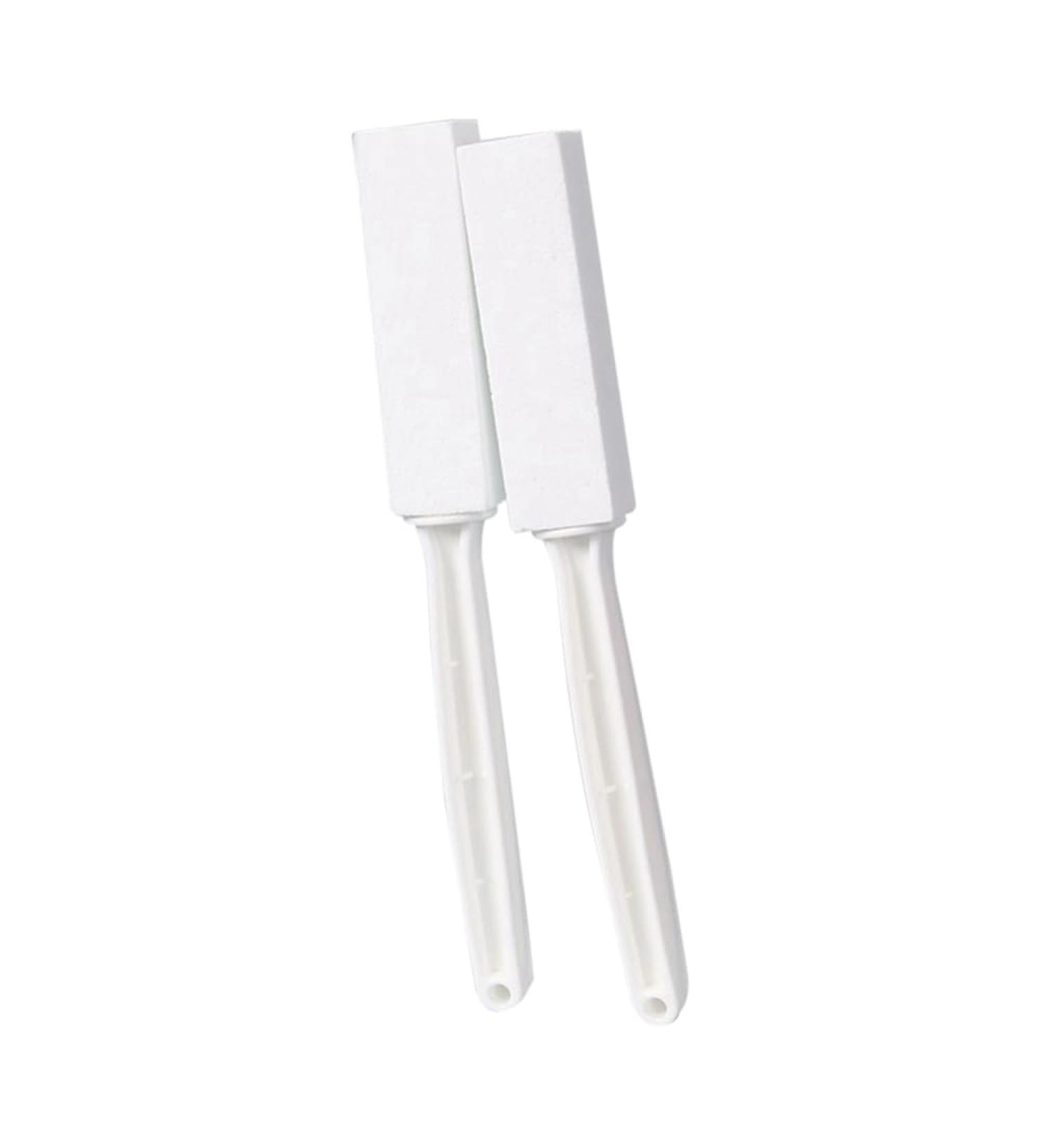 Ficher Pumice Stone for Toilet Bowl Cleaning Scouring Stick with Handle Rust.Remover for Tile Bath-Tub Powerfully Calcium Buildup White - Buy Online on GoSupps.com