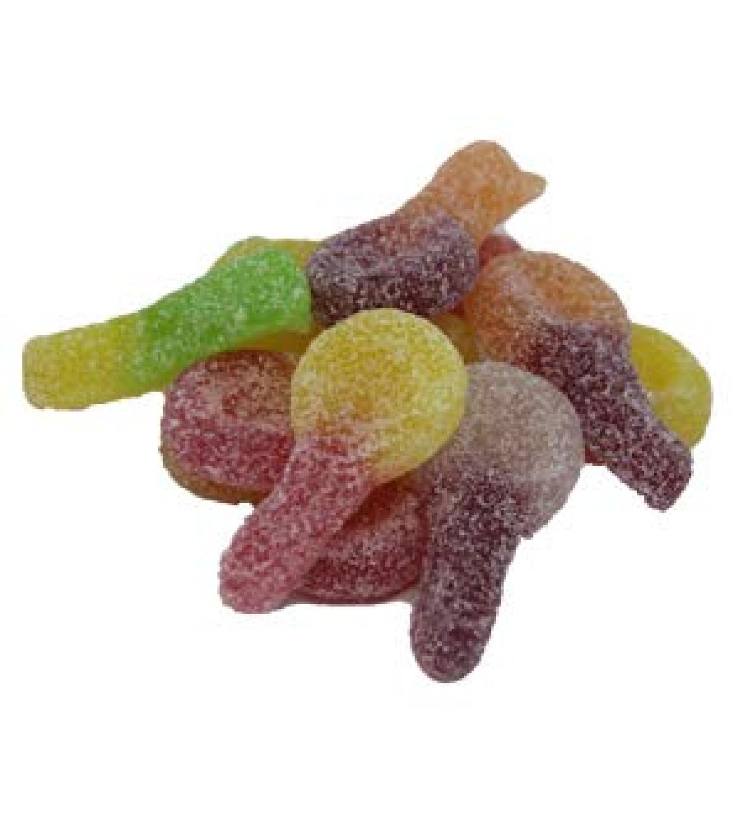 Mega Paradies GmbH Acid Fruit Gum Gelatin Free Lactose Free 175g