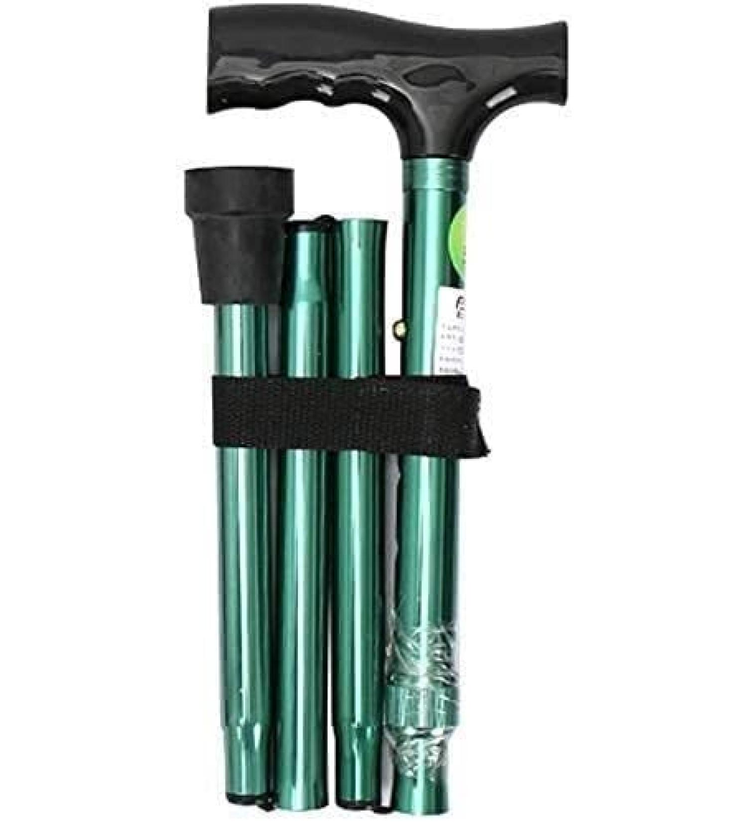 Cane Elderly Folding Walking Stick Lightweight Portable Aluminum Height Adjustable Walking Aid Crutches for Elderly Old Man Man Woman Male Female Disabled Inj Made in China Run forward - Buy Online on GoSupps.com
