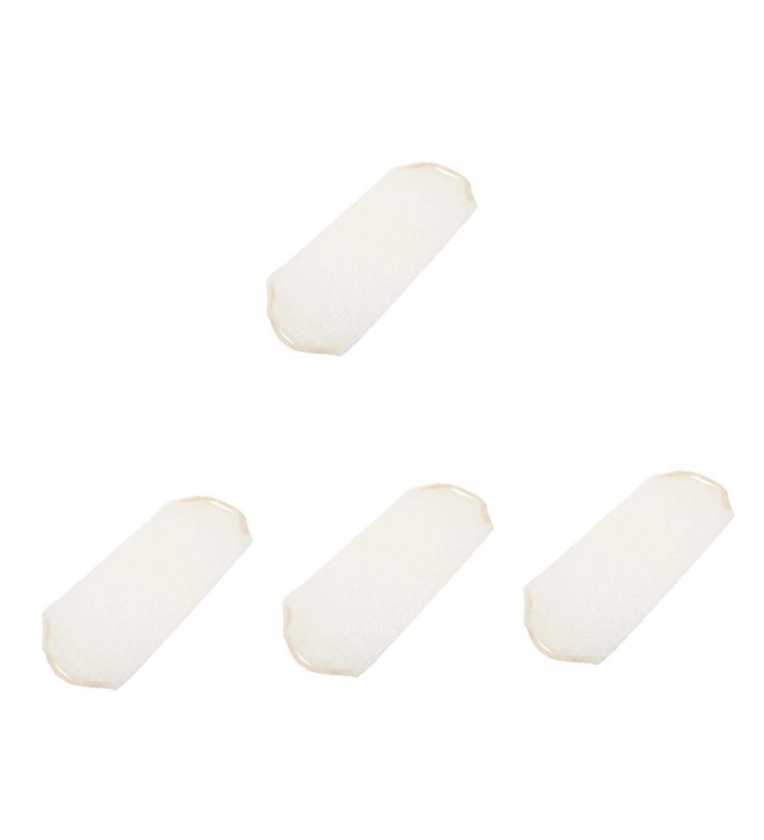 FRCOLOR 4pcs Back Rub Bath Towel - Exfoliating Back Scrubber Set for Long Body Scrub & Shower - Soft Nylon Bath Sponges - 46x21cm - Beige - Buy Online on GoSupps.com