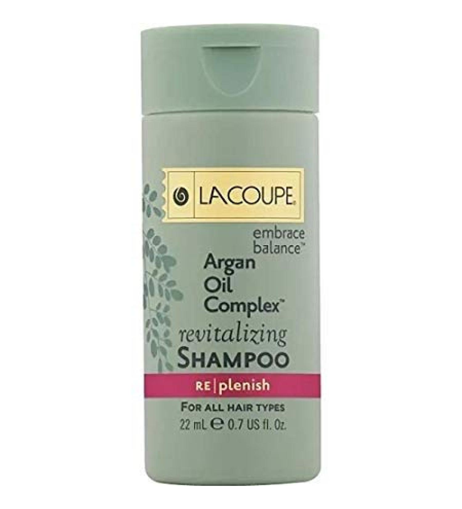 Lacoupe Argan Oil Complex Revitalizing Shampoo - 18 Pack (0.75 Oz Each) - Total 13.5 Oz - Best for Healthy Hair - International Shipping Available - Buy Online on GoSupps.com