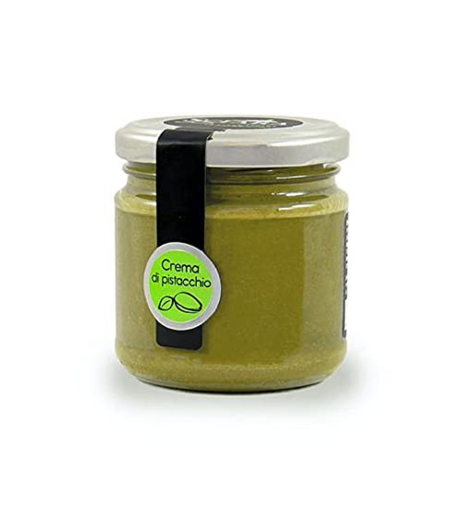 Sciara Italian Pistachio Cream - Premium Bronte Pistachio Spread - 190g Glass Jar - 6.7 oz - Pack of 1 - Buy Online on GoSupps.com