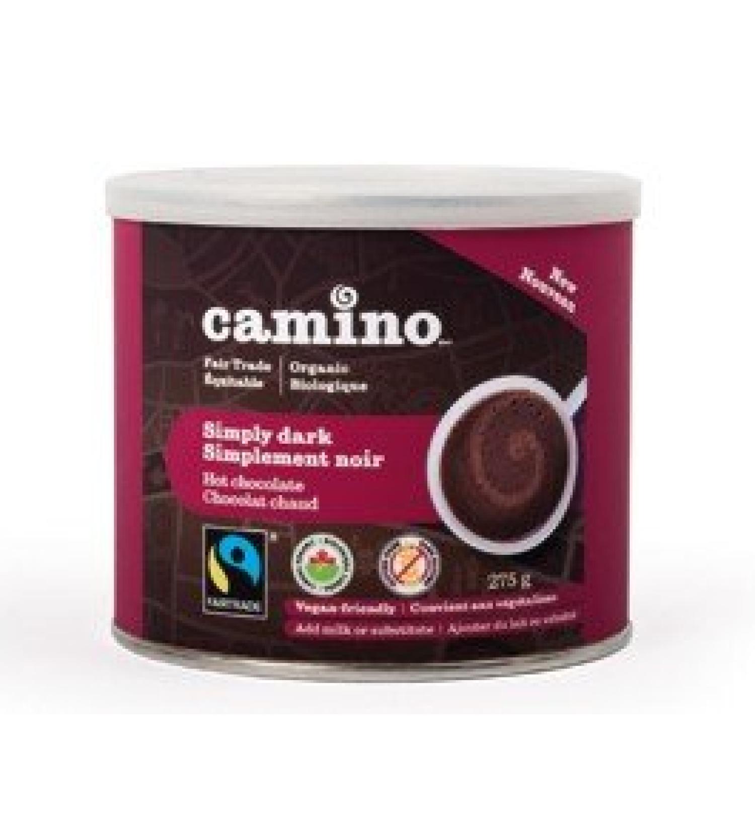 Camino Organic Hot Chocolate - Simply Dark Hot Chocolate (6x275g)