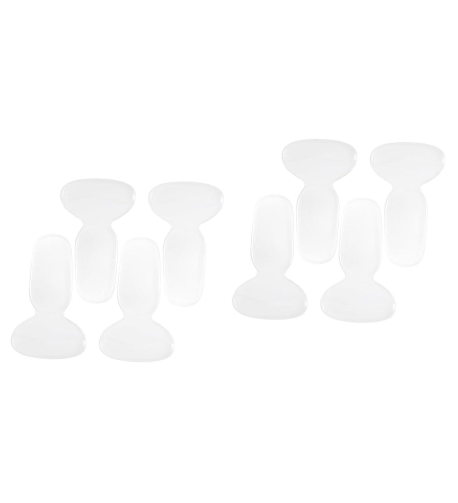 NOLITOY Women's Silicone Heel Protector Insoles - Gel Comfort Grips for High Heels - 4 Pairs Self-Adhesive Shoe Liners - Buy Online on GoSupps.com