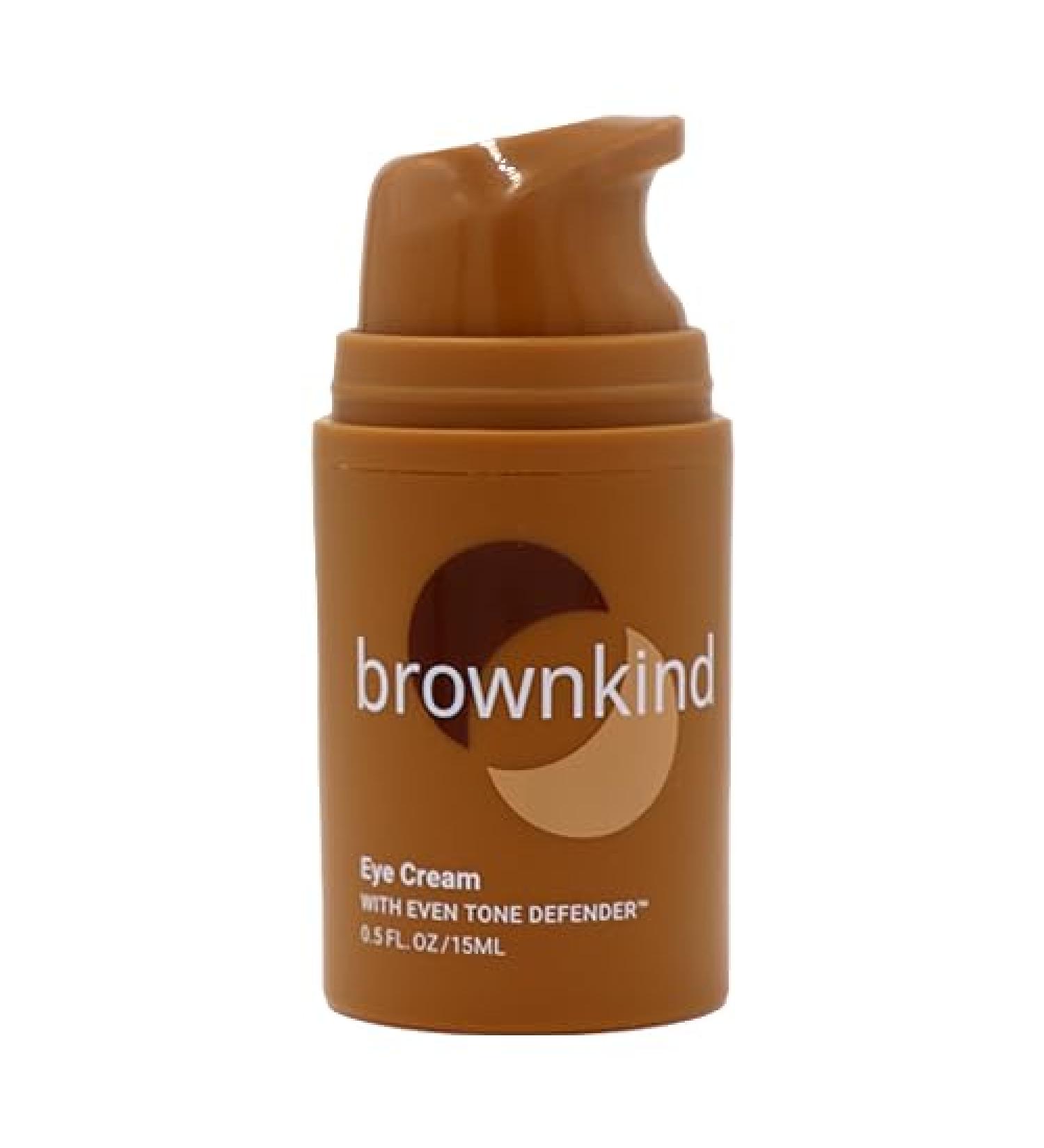 brownkind Eye Cream Reduces Dark Circles & Puffiness Lightweight Formula with Peptides & Amla Dermatologist-Designed for Melanin-Rich Skin 15ml - Buy Online on GoSupps.com