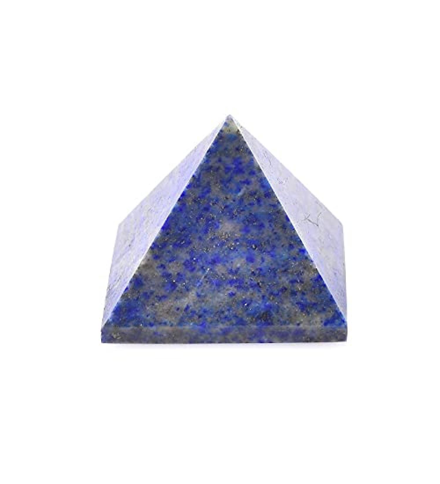 CIMWJOPS Natural Crystal Pyramid Lapis Lazuli Quartz Ornaments Natural Carved Tower Point - Buy Online on GoSupps.com