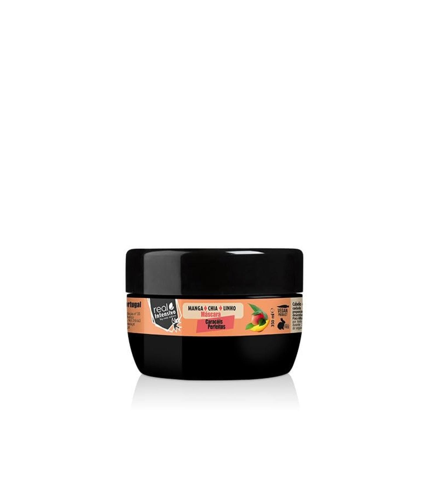 Real Natura - Perfect Curls Mask - Intense Hydration - Natural Ingredients - Radiant Shine - Convenient Size - 350 ml