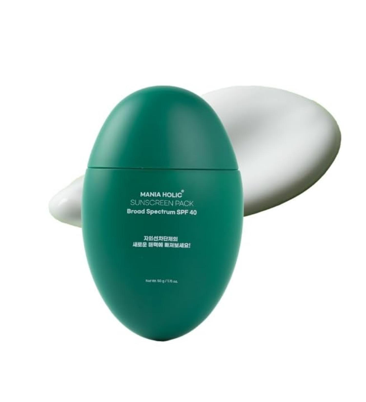 MANIA HOLIC Korean Sunscreen for Face SPF 40 No White Cast Lightweight & Matte Finish Makeup Primer Non-Greasy Formula Broad Spectrum UV Protection Pore-Friendly Korean Skincare 1.76 fl oz - Buy Online on GoSupps.com