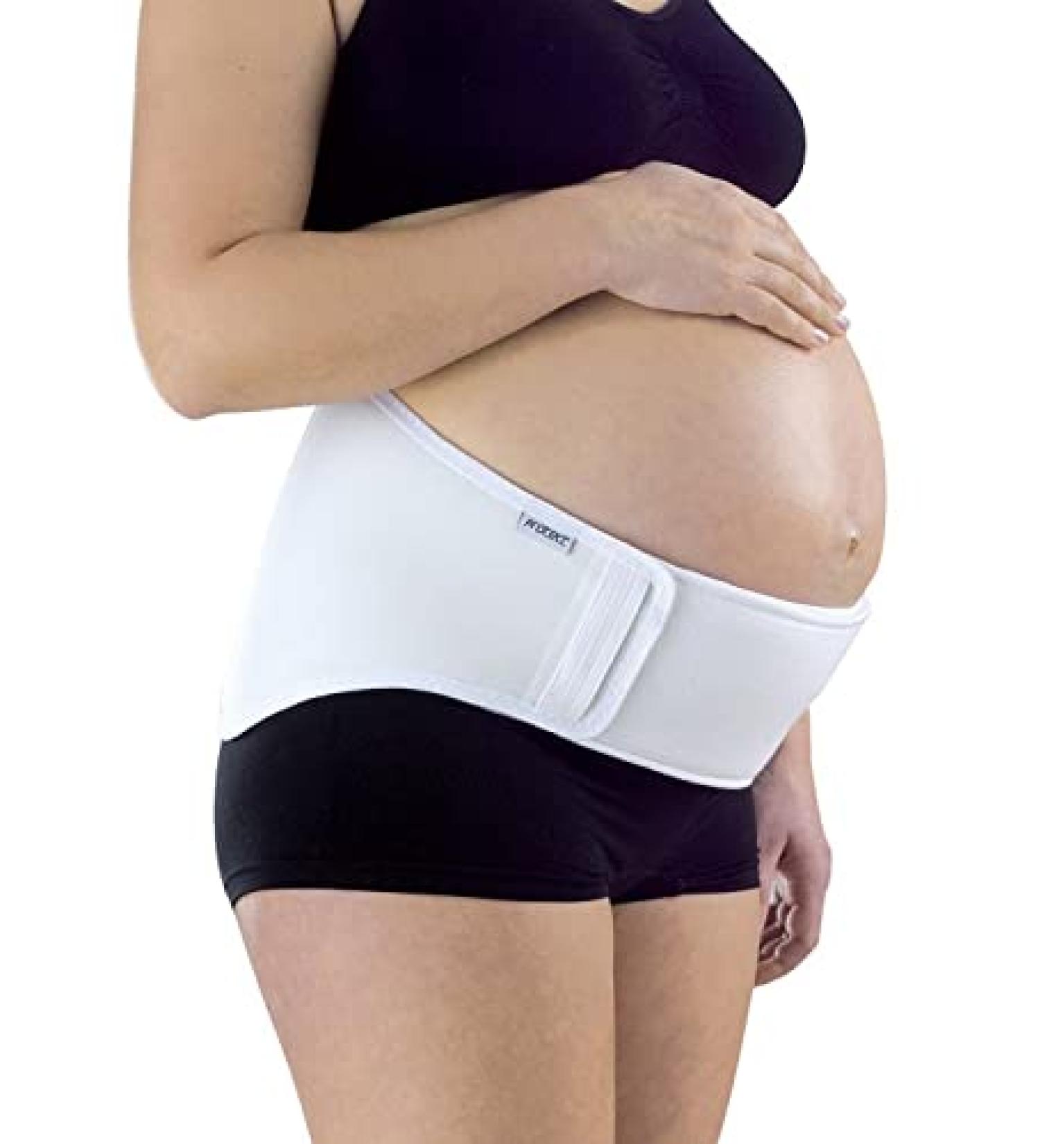 Buy PROTECT Maternity Belt White I Comfortable Support for Moms | International Shipping Available - Buy Online on GoSupps.com