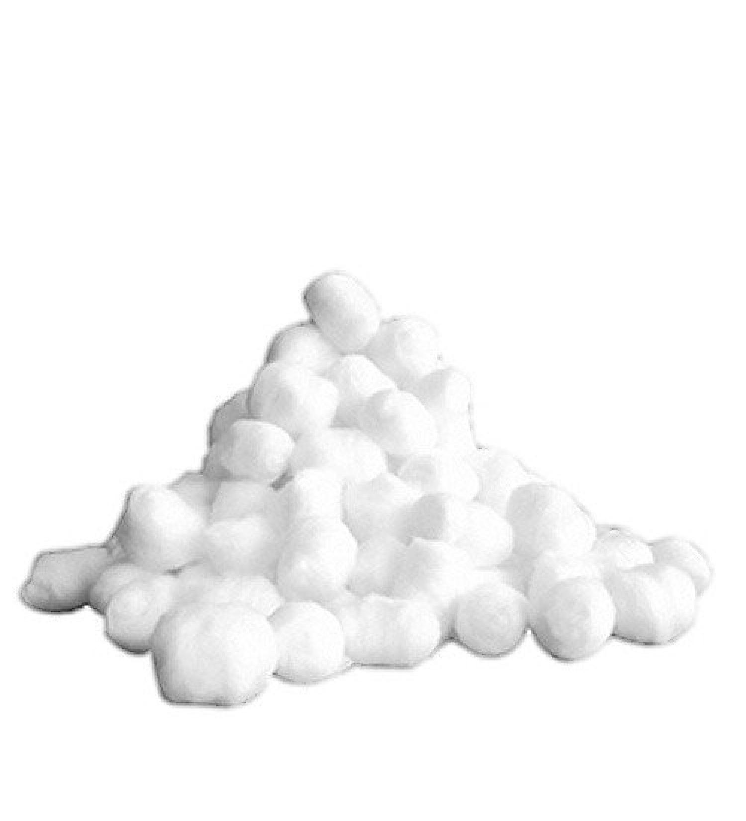 AUK BH011-WT cotton ball white (100 pieces)