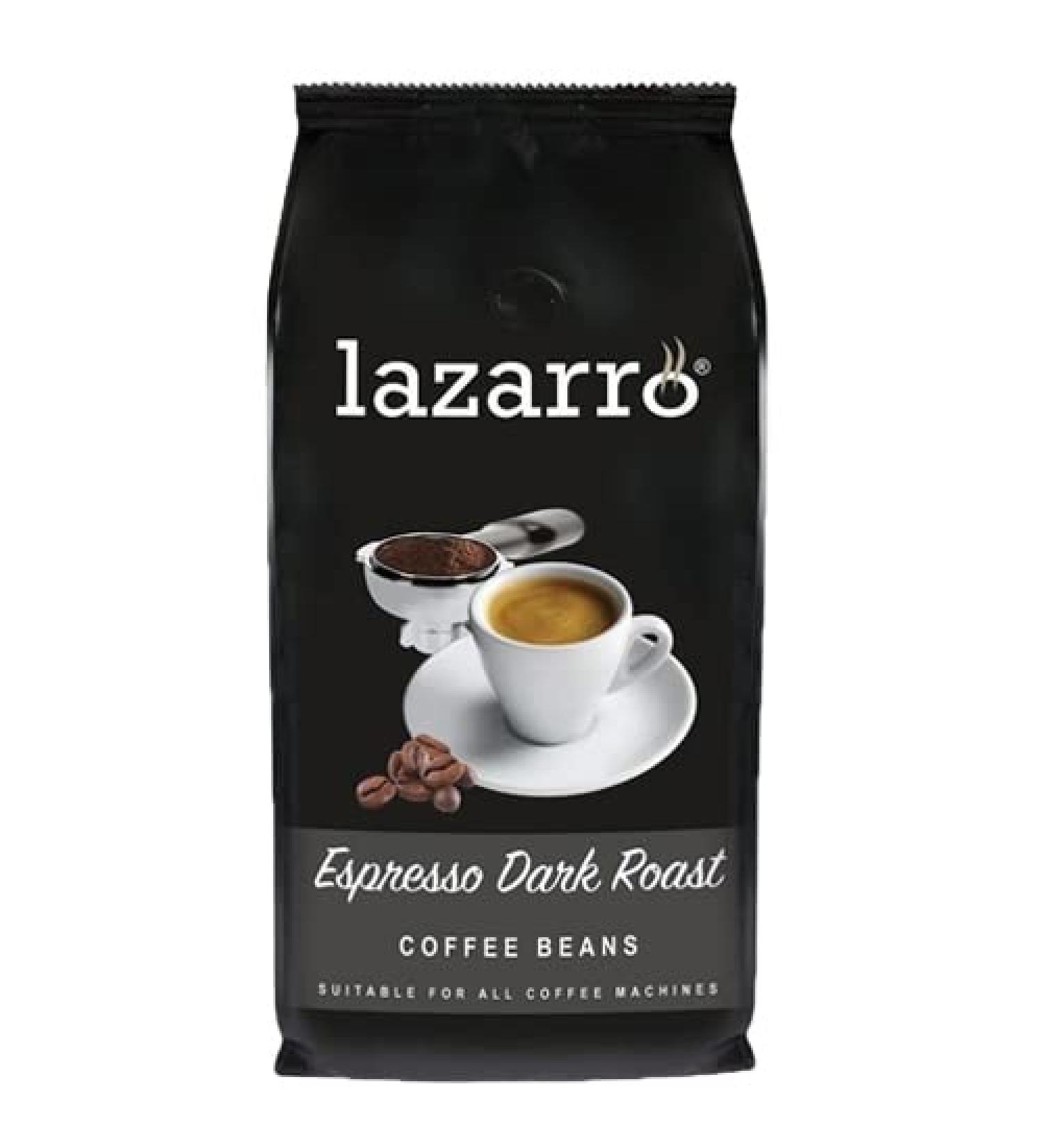 Lazarro - Espresso Dark Roast Bonen - 8x 1 kg
