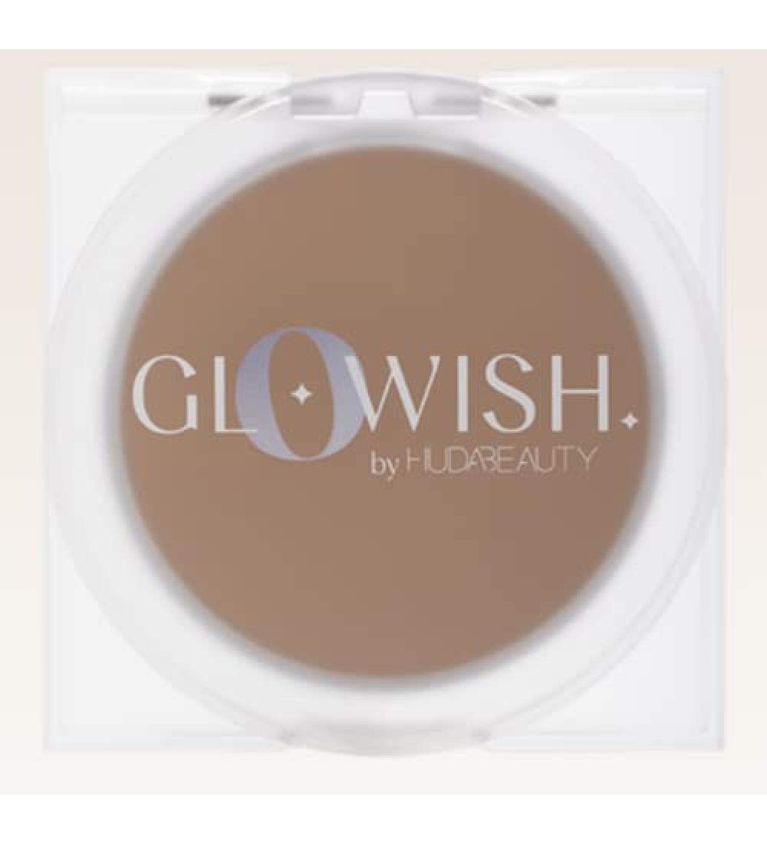 HUDA BEAUTY GloWish Lightweight Blurring Pressed Powder 07 Tan-Light