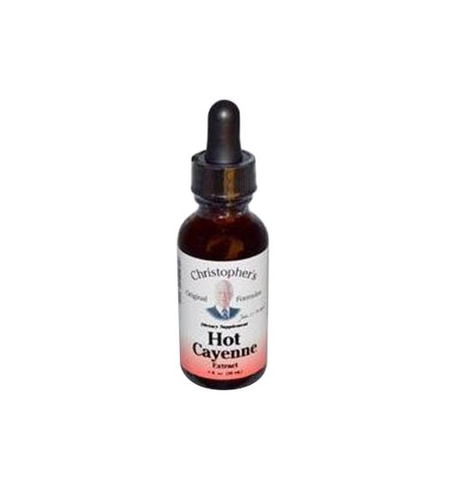 Dr. Christopher's Formulas Hot Cayenne Extract, 1 Fl Oz