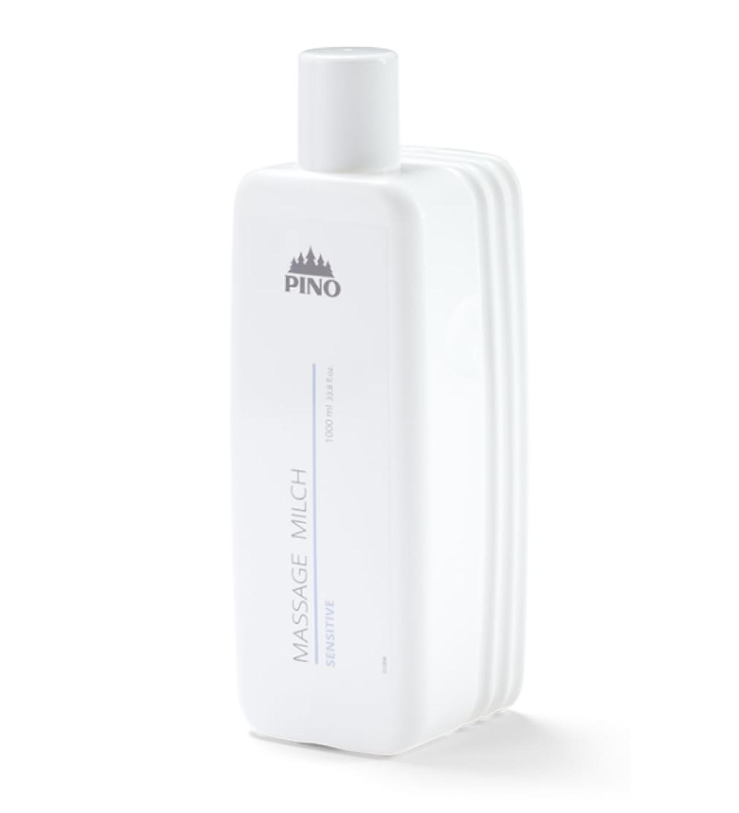Pino Massage Milk Sensitive | Soothing | Without perfume | For sensitive skin | 1 000 ml