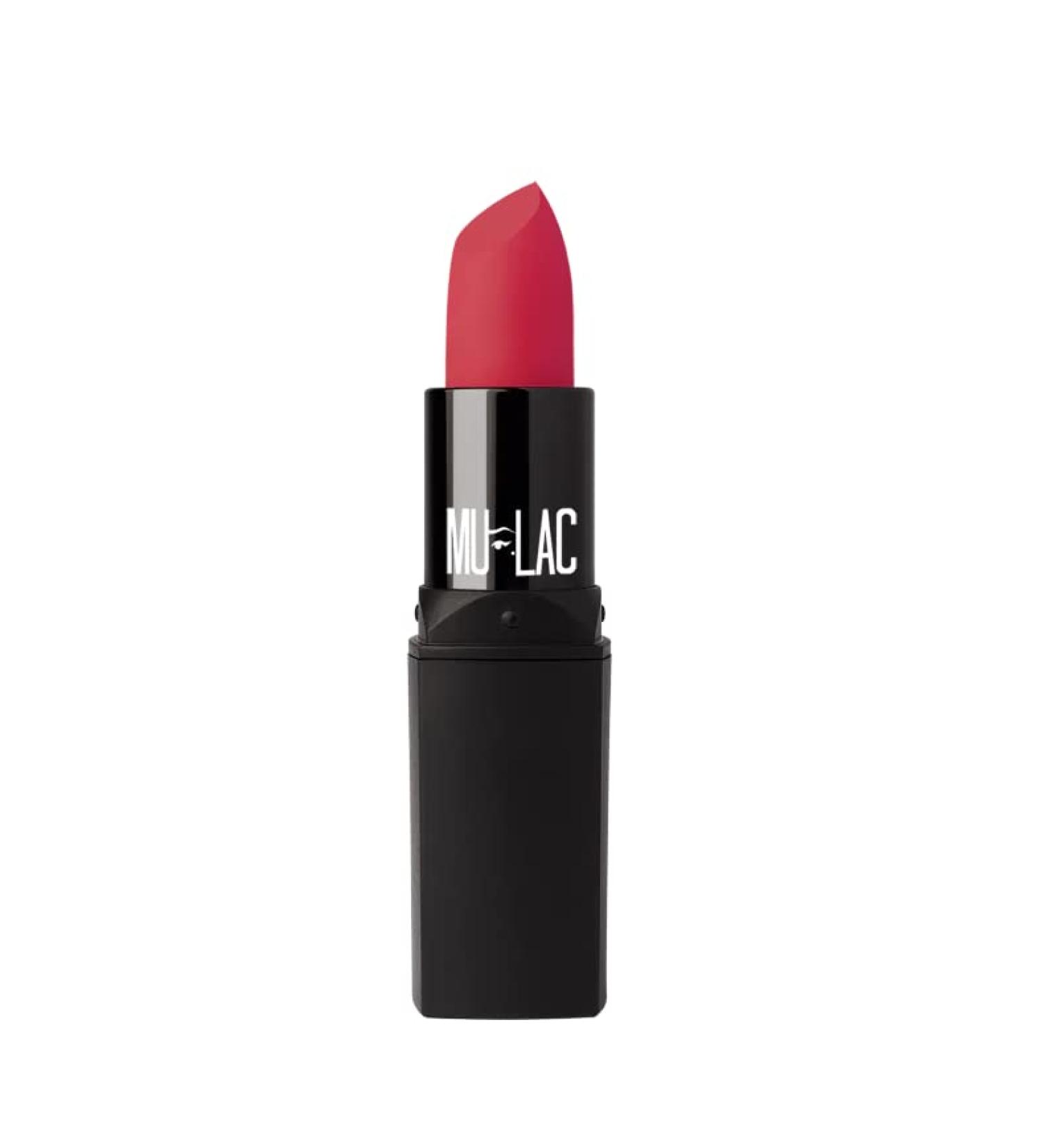  Mulac Mulac Cosmetics CRAZY LIKE A FOX 21 Matte Lipstick Ferrari Red Matte Texture VEGAN 3.5g - Buy Online on GoSupps.com