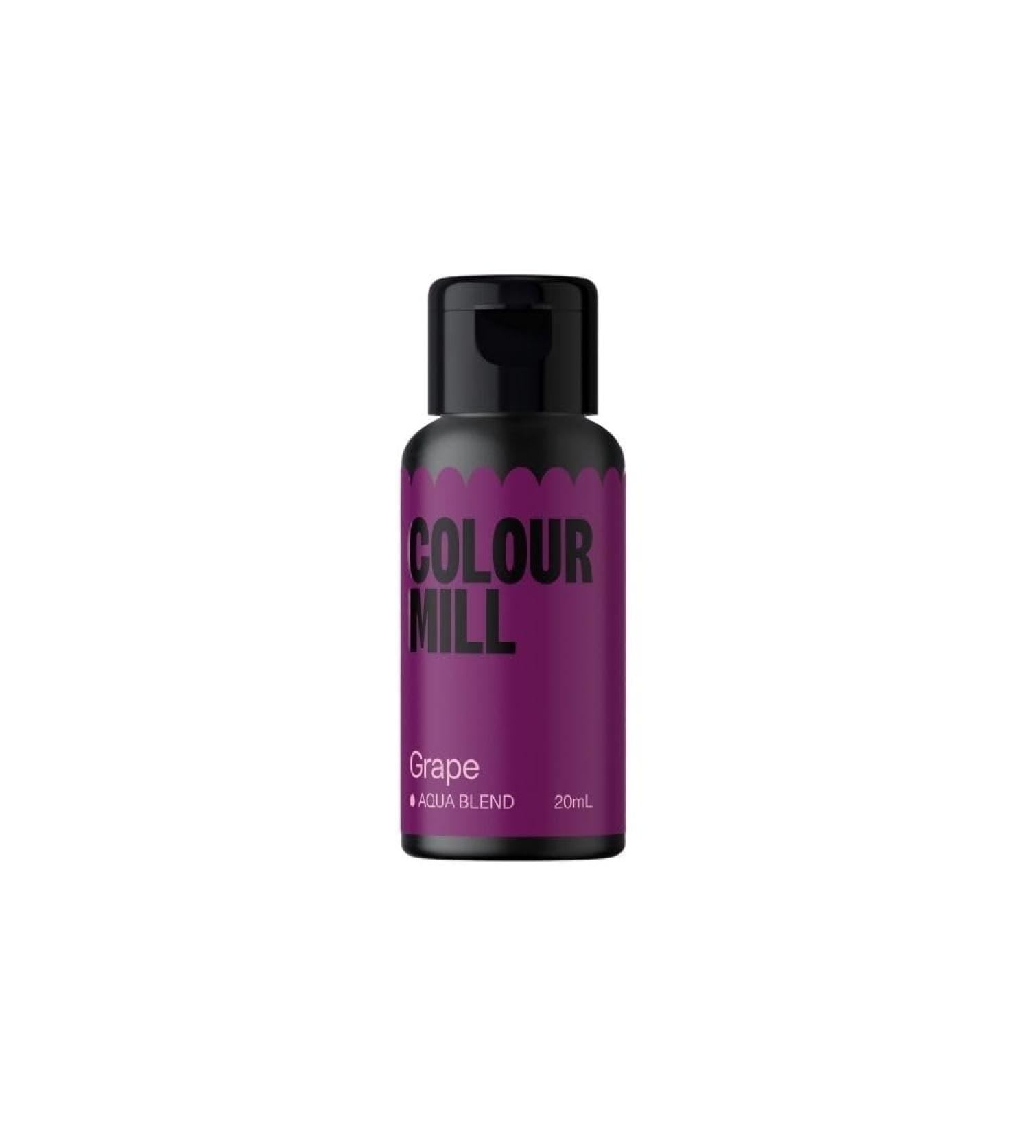 Colour Mill Food Colouring - Grape - Water Based Food Colouring Liquid - 20ml - Ideal for Cake Baking and Decorating - Vegan Food Colouring - Buy Online on GoSupps.com