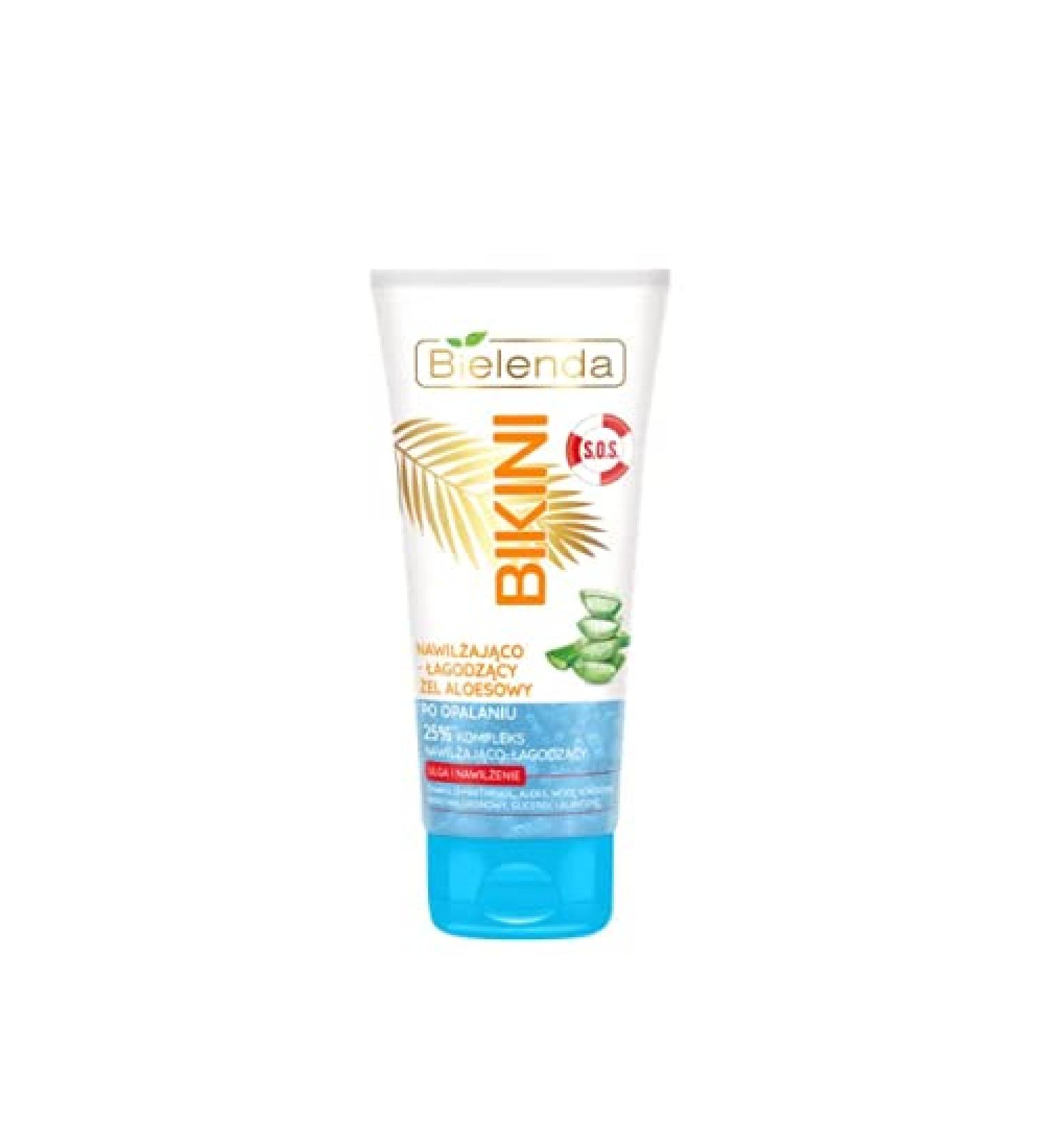 BIKINI (N.) moisturizing soothing aloe vera gel after tanning SOS 150ml