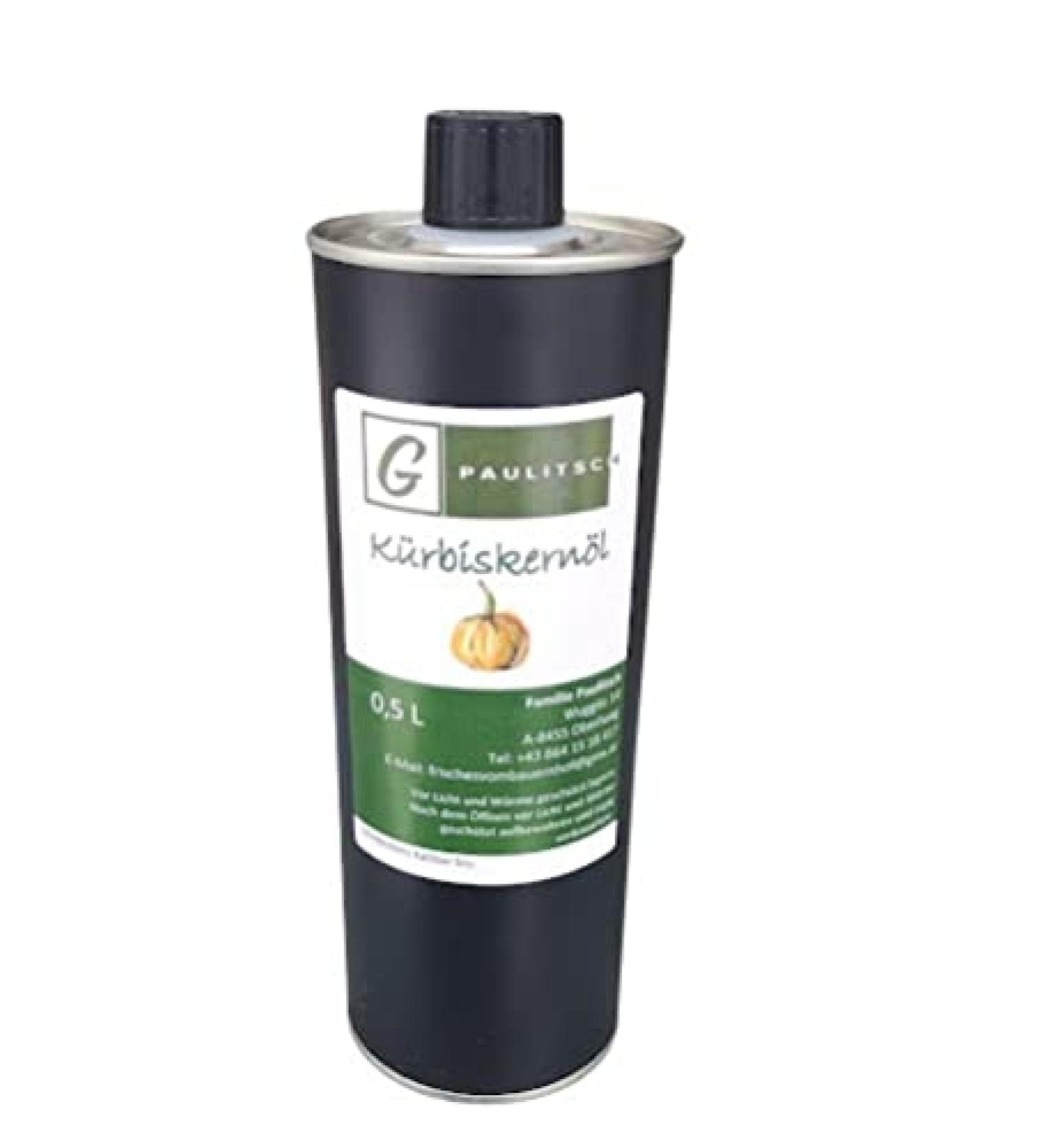 100% Pure Styrian Pumpkin Seed Oil - Fresh from the Farm High Quality (500ml) | International Shipping Available - Buy Online on GoSupps.com
