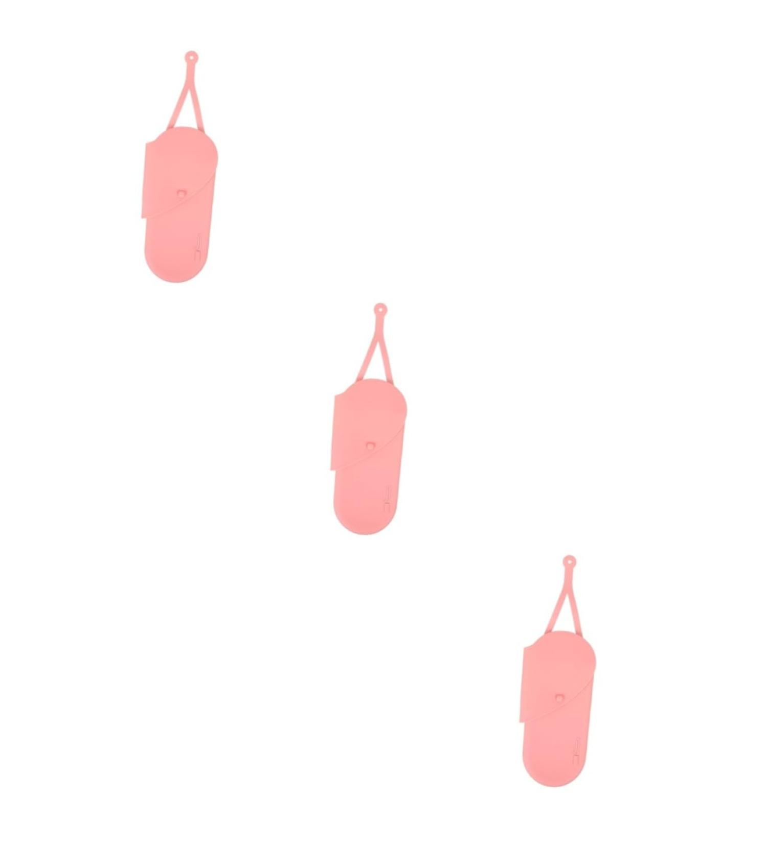Baluue 3pcs Curling Iron Storage Bag Storage Bags Curlers Hair Curler Hair Crimper Pink 29.50X13.50X2.00CMx3pcs Pinkx3pcs - Buy Online on GoSupps.com